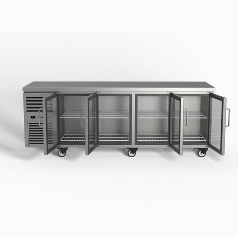 Skope ReFlex 4 Glass Door Underbench GN 1/1 Compatible Fridge 526L - RF7.UBR.4.GD