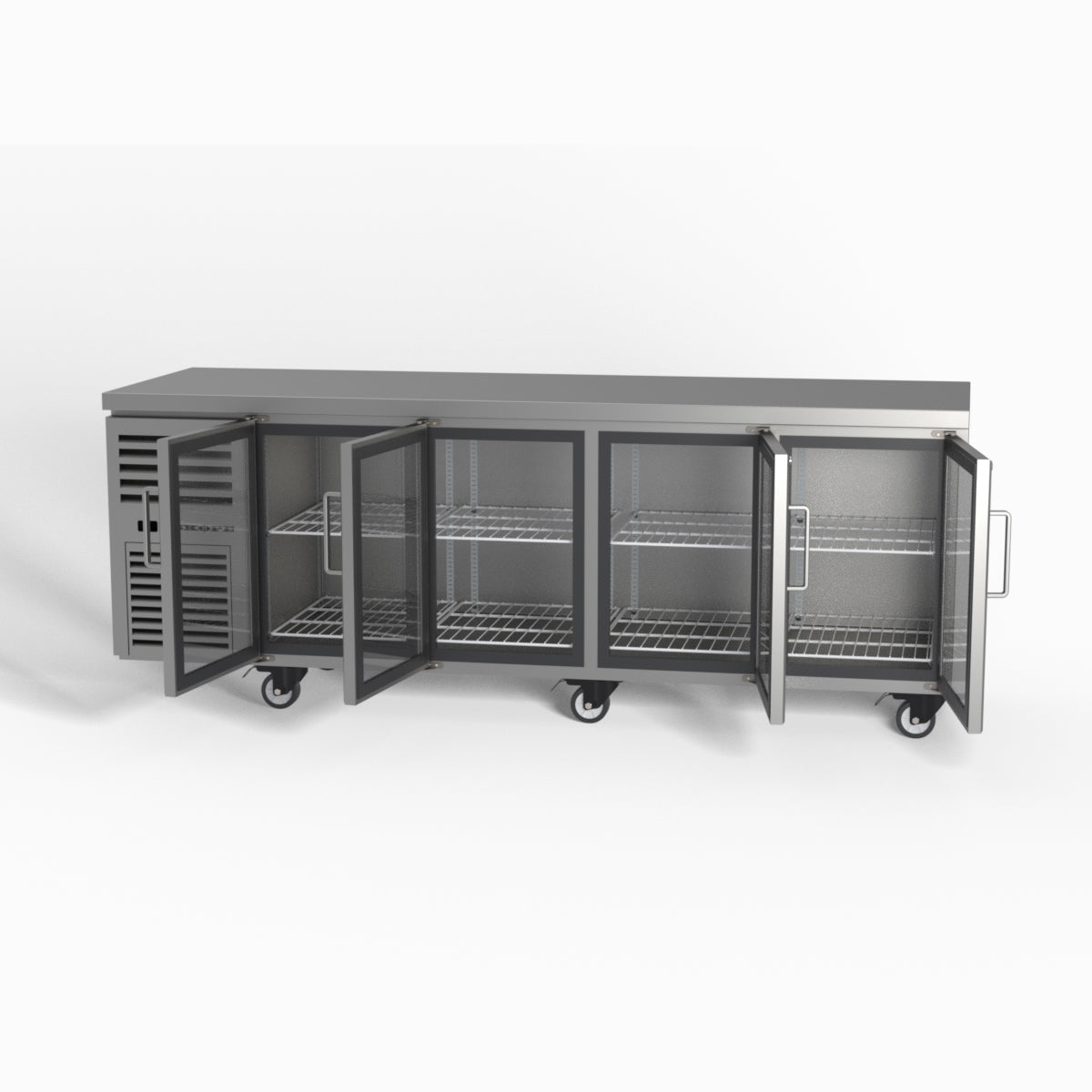 Skope ReFlex 4 Glass Door Underbench GN 1/1 Compatible Fridge 526L - RF7.UBR.4.GD