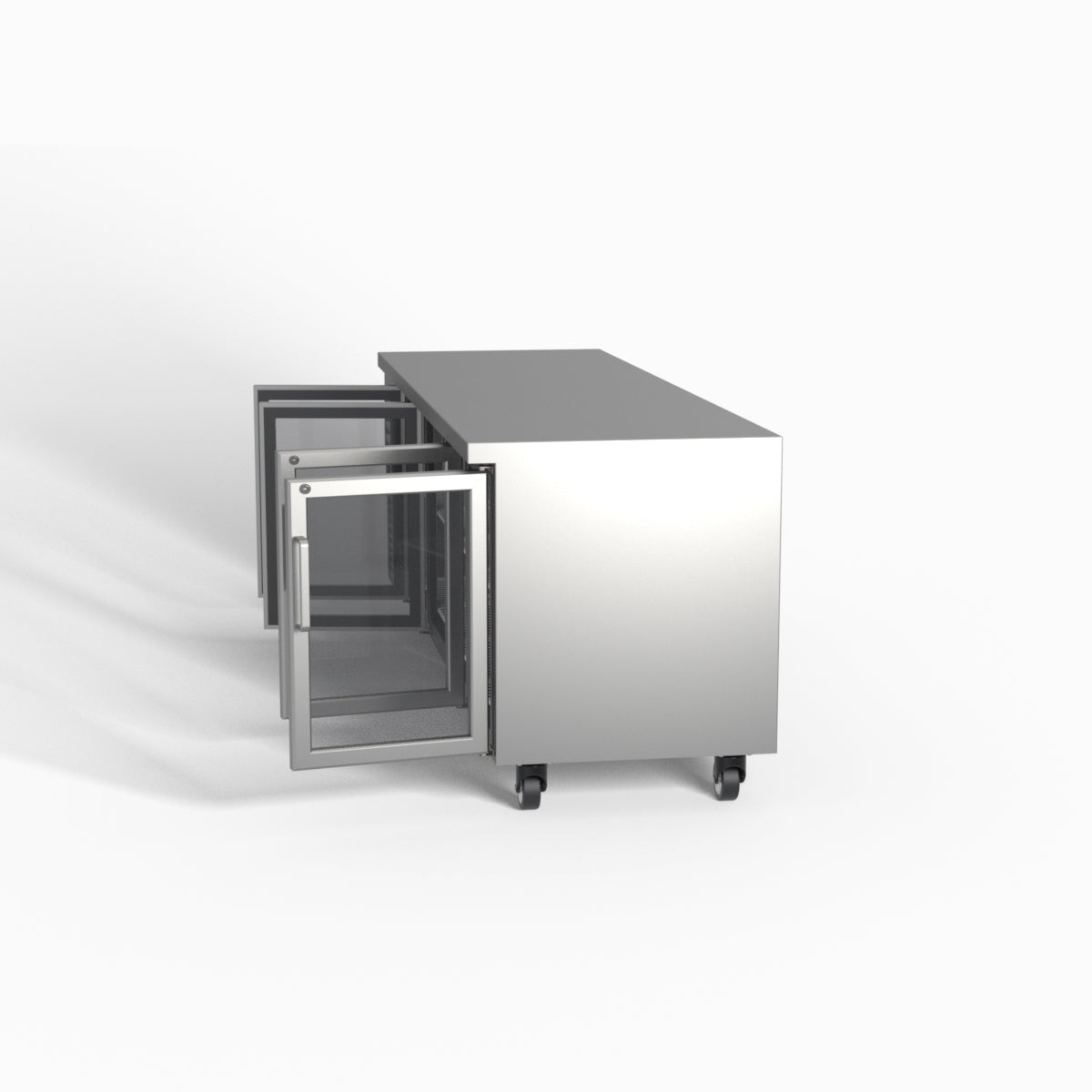 Skope ReFlex 4 Glass Door Underbench GN 1/1 Compatible Fridge 526L - RF7.UBR.4.GD