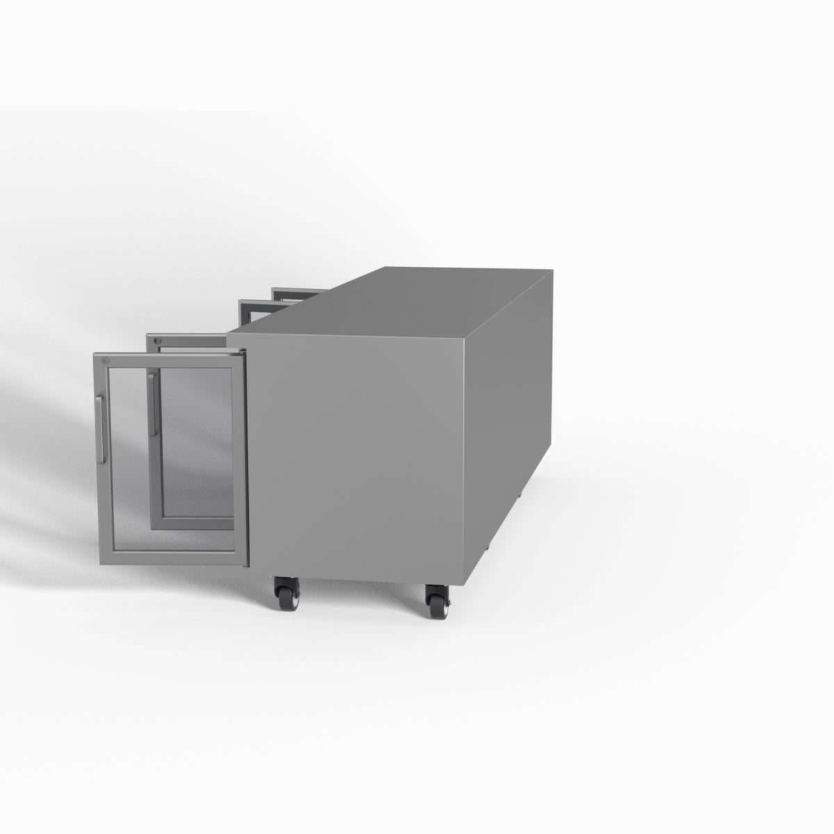 Skope ReFlex 4 Glass Door Underbench GN 1/1 Compatible Fridge 526L - RF7.UBR.4.GD