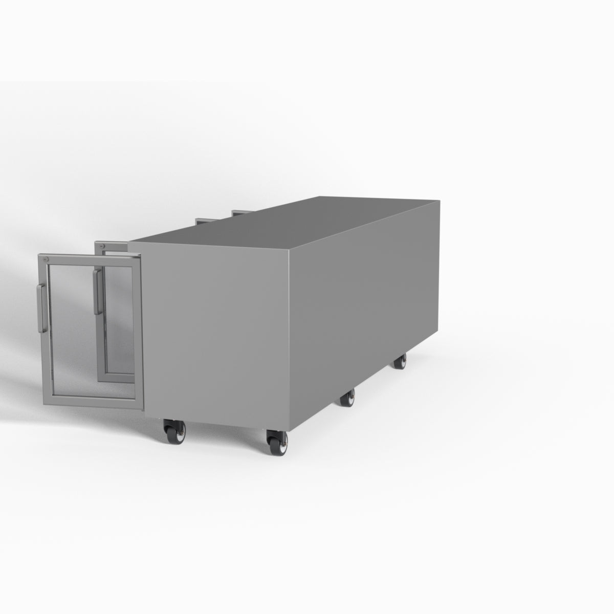 Skope ReFlex 4 Glass Door Underbench GN 1/1 Compatible Fridge 526L - RF7.UBR.4.GD