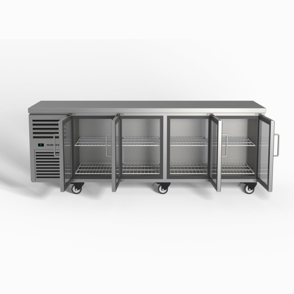 Skope ReFlex 4 Glass Door Underbench GN 1/1 Compatible Fridge 526L - RF7.UBR.4.GD