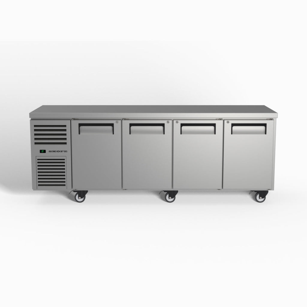 Skope ReFlex 4 Solid Door Underbench GN 1/1 Compatible Fridge 526L - RF7.UBR.4.SD