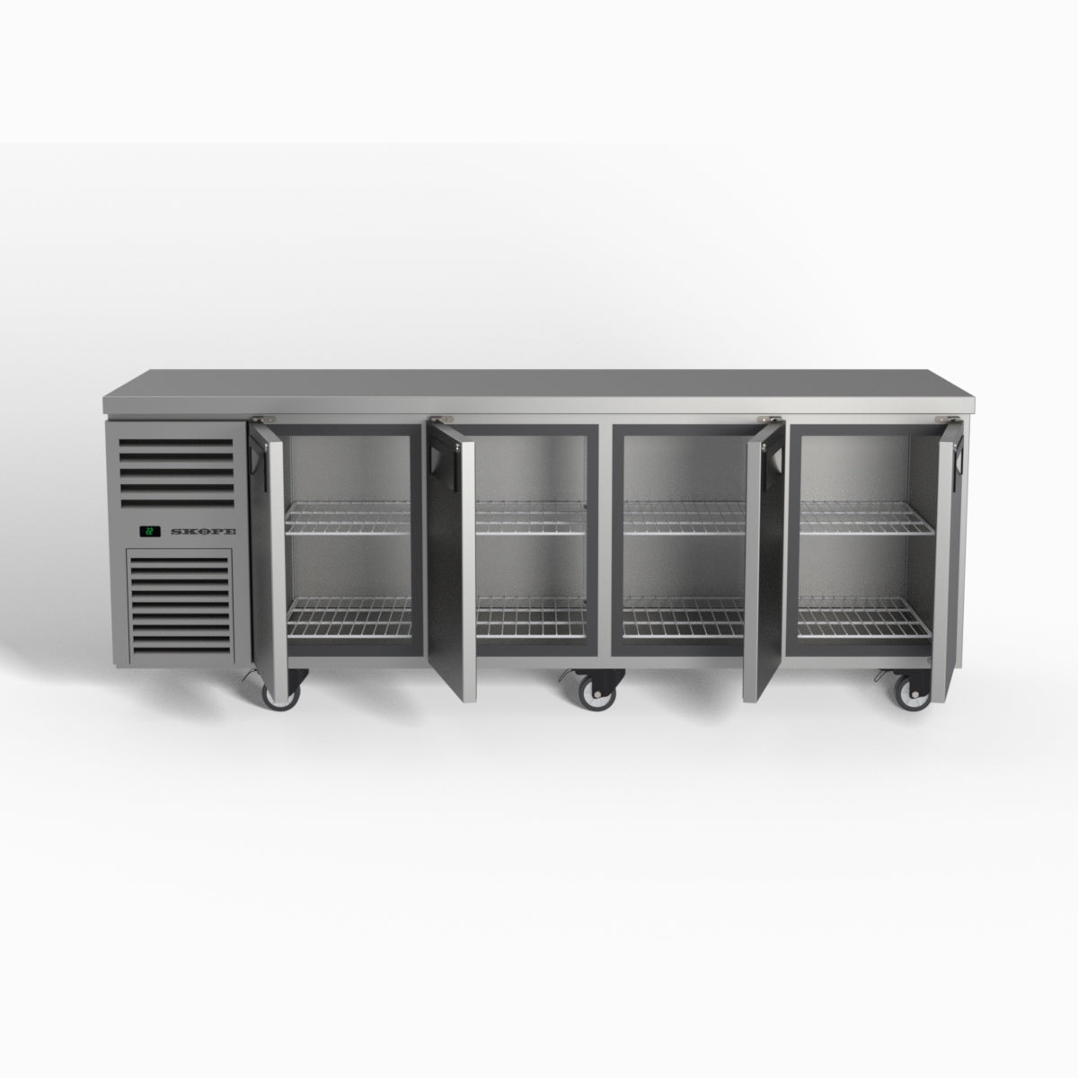 Skope ReFlex 4 Solid Door Underbench GN 1/1 Compatible Fridge 526L - RF7.UBR.4.SD