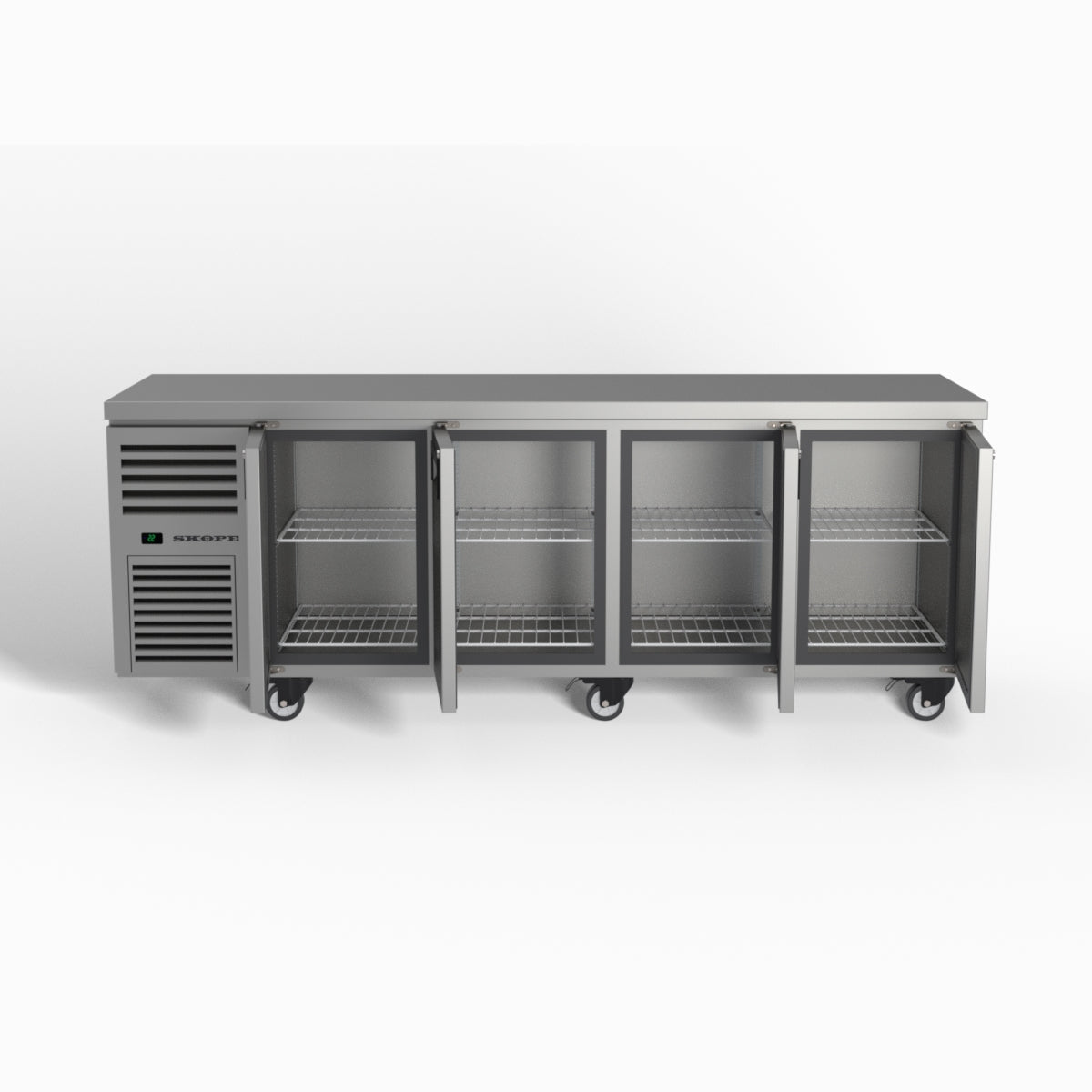 Skope ReFlex 4 Solid Door Underbench GN 1/1 Compatible Fridge 526L - RF7.UBR.4.SD
