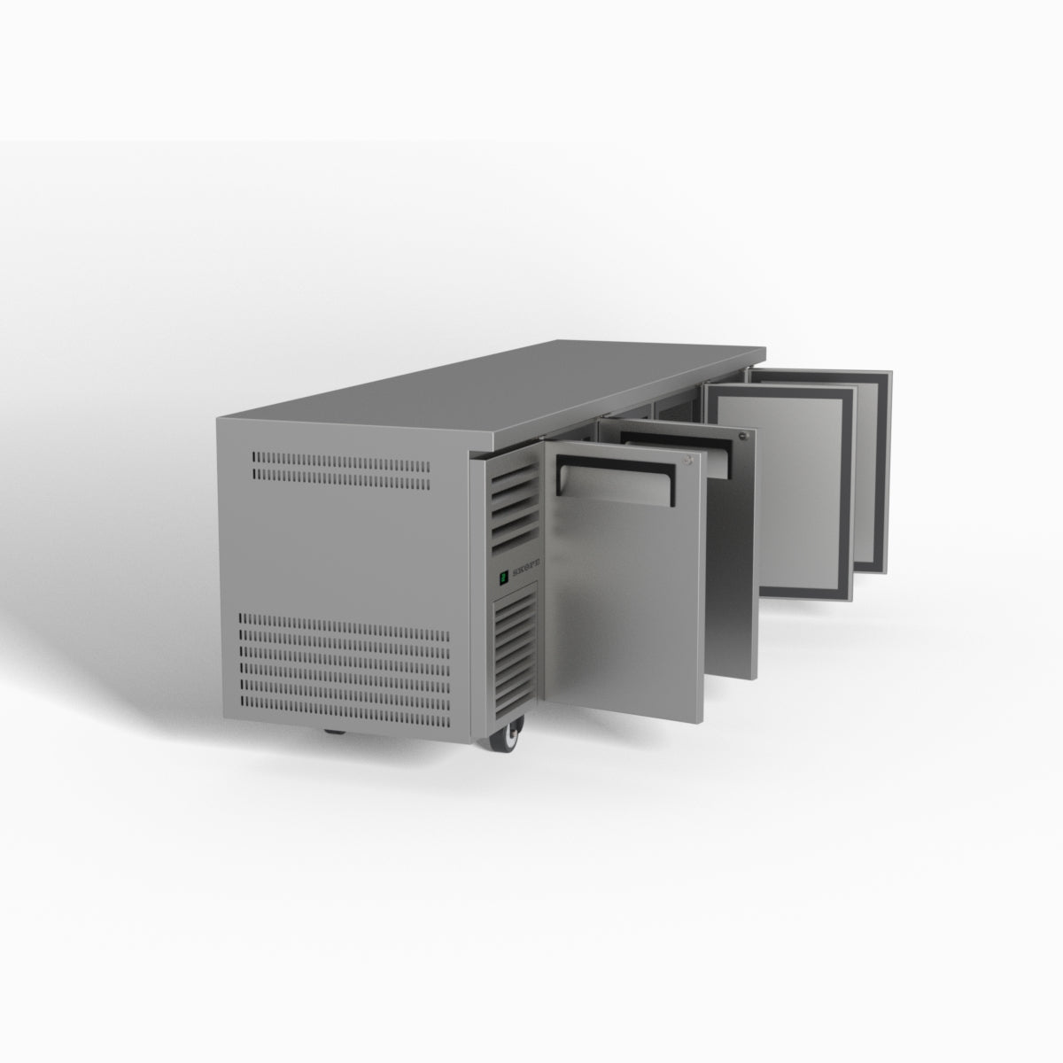 Skope ReFlex 4 Solid Door Underbench GN 1/1 Compatible Fridge 526L - RF7.UBR.4.SD