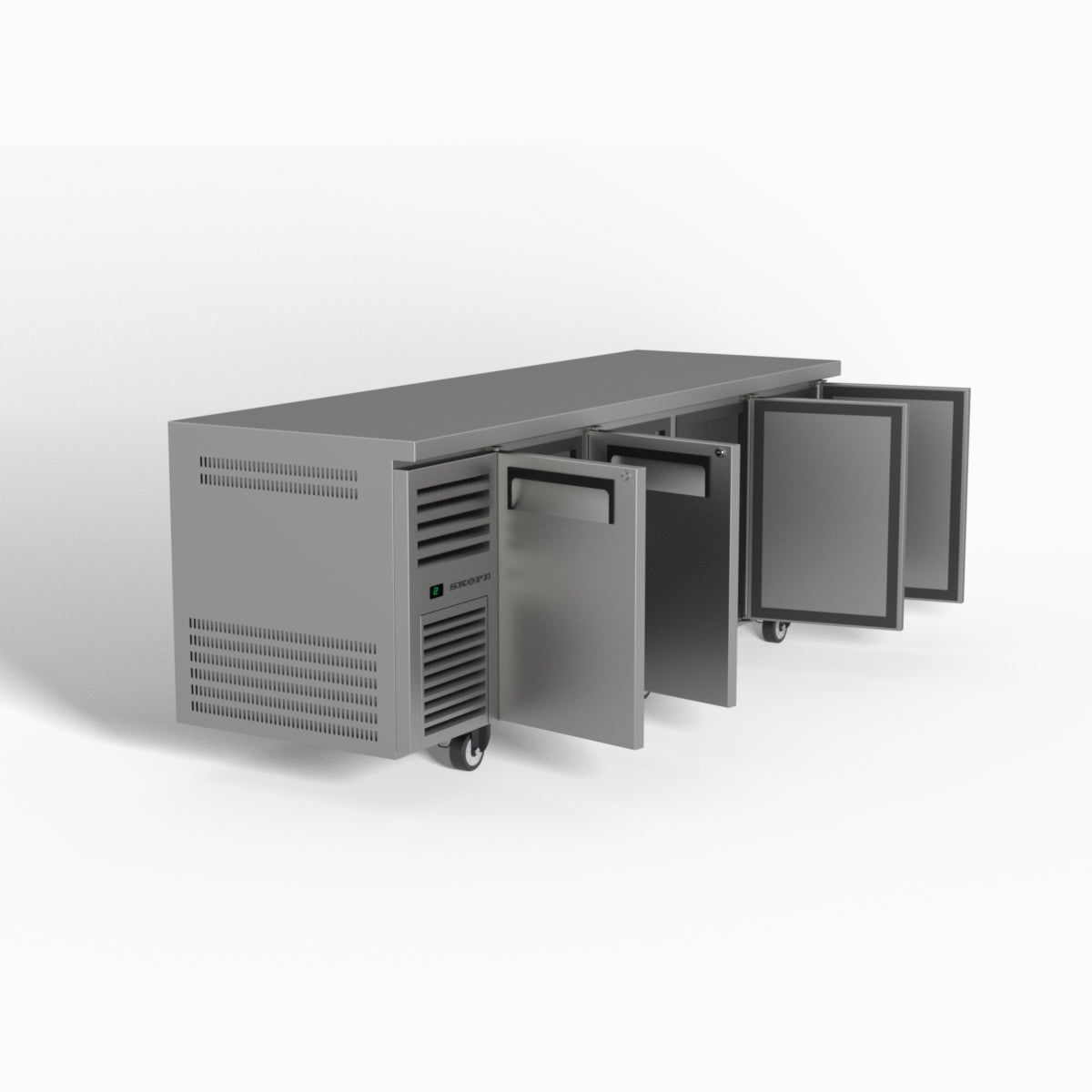 Skope ReFlex 4 Solid Door Underbench GN 1/1 Compatible Fridge 526L - RF7.UBR.4.SD