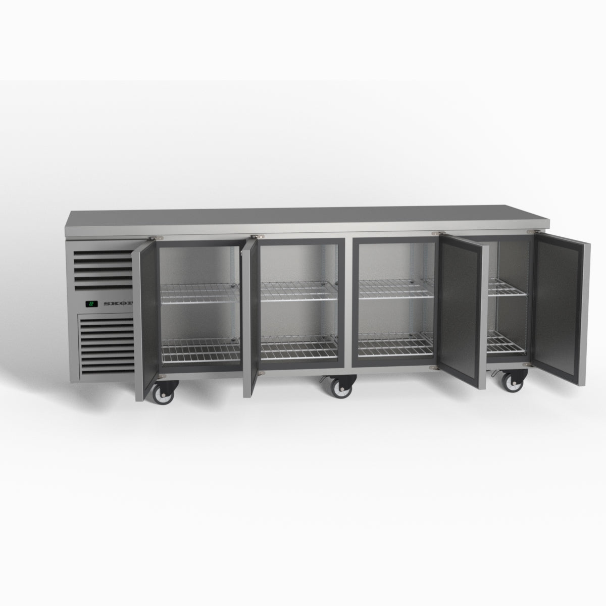 Skope ReFlex 4 Solid Door Underbench GN 1/1 Compatible Fridge 526L - RF7.UBR.4.SD