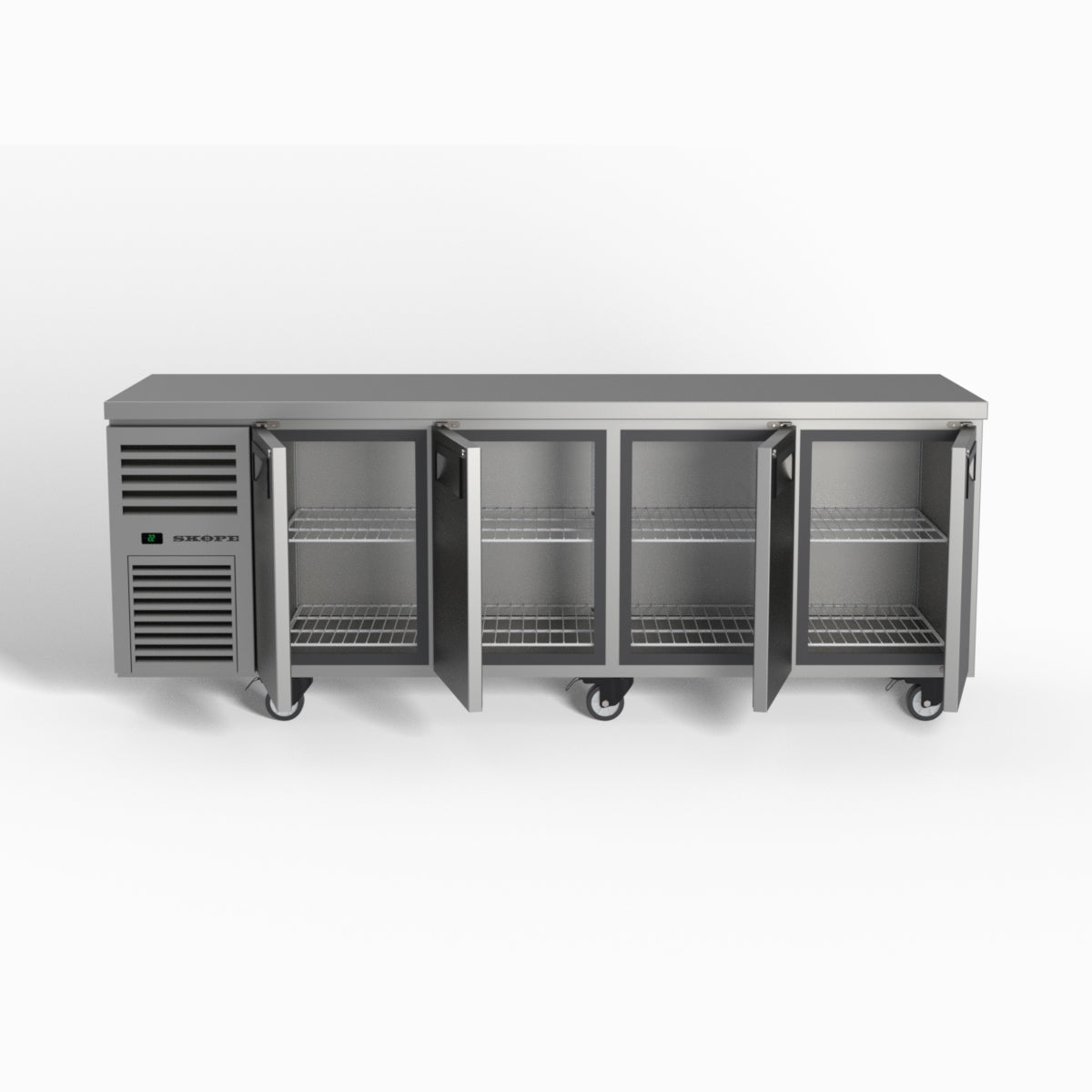 Skope ReFlex 4 Solid Door Underbench GN 1/1 Compatible Fridge 526L - RF7.UBR.4.SD