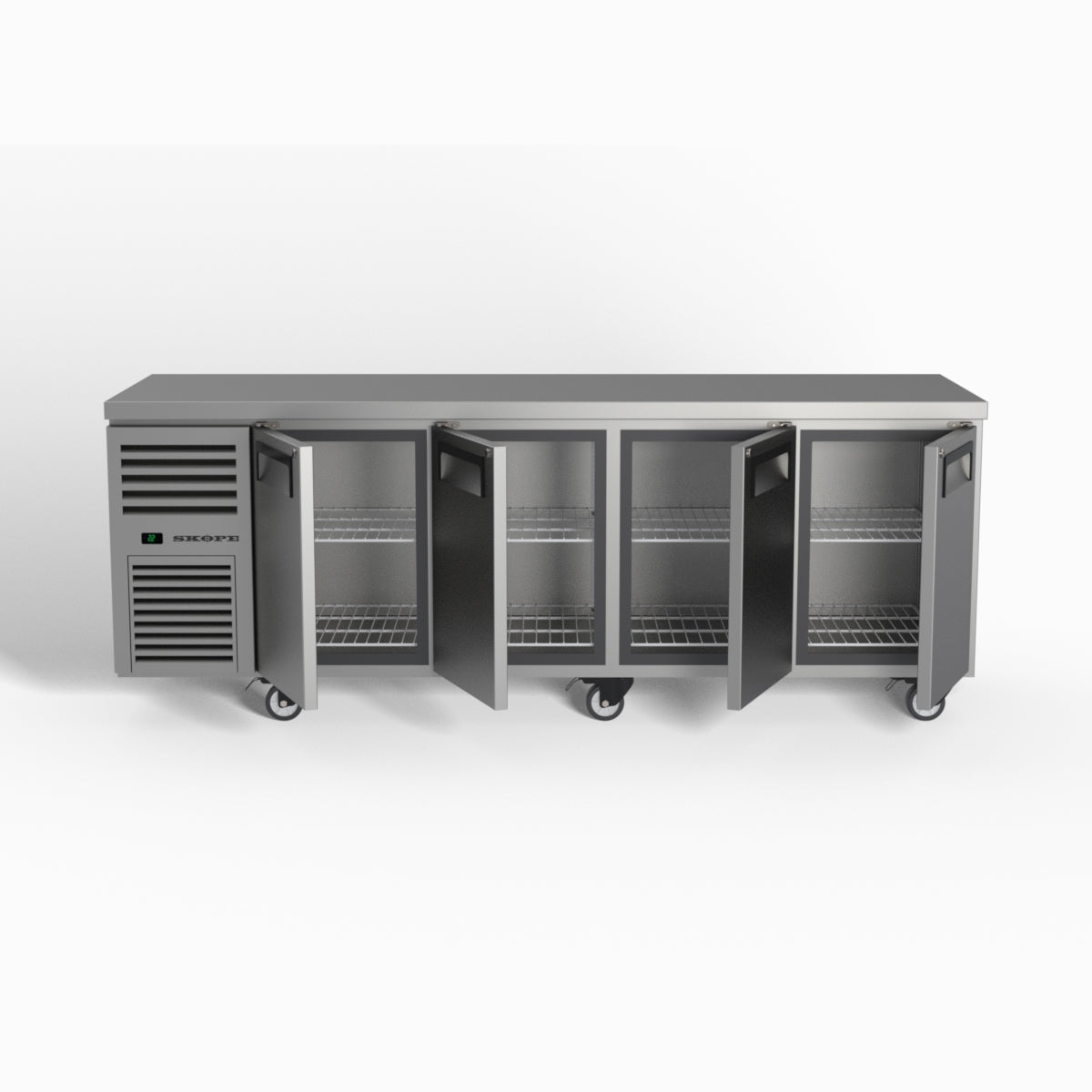 Skope ReFlex 4 Solid Door Underbench GN 1/1 Compatible Fridge 526L - RF7.UBR.4.SD