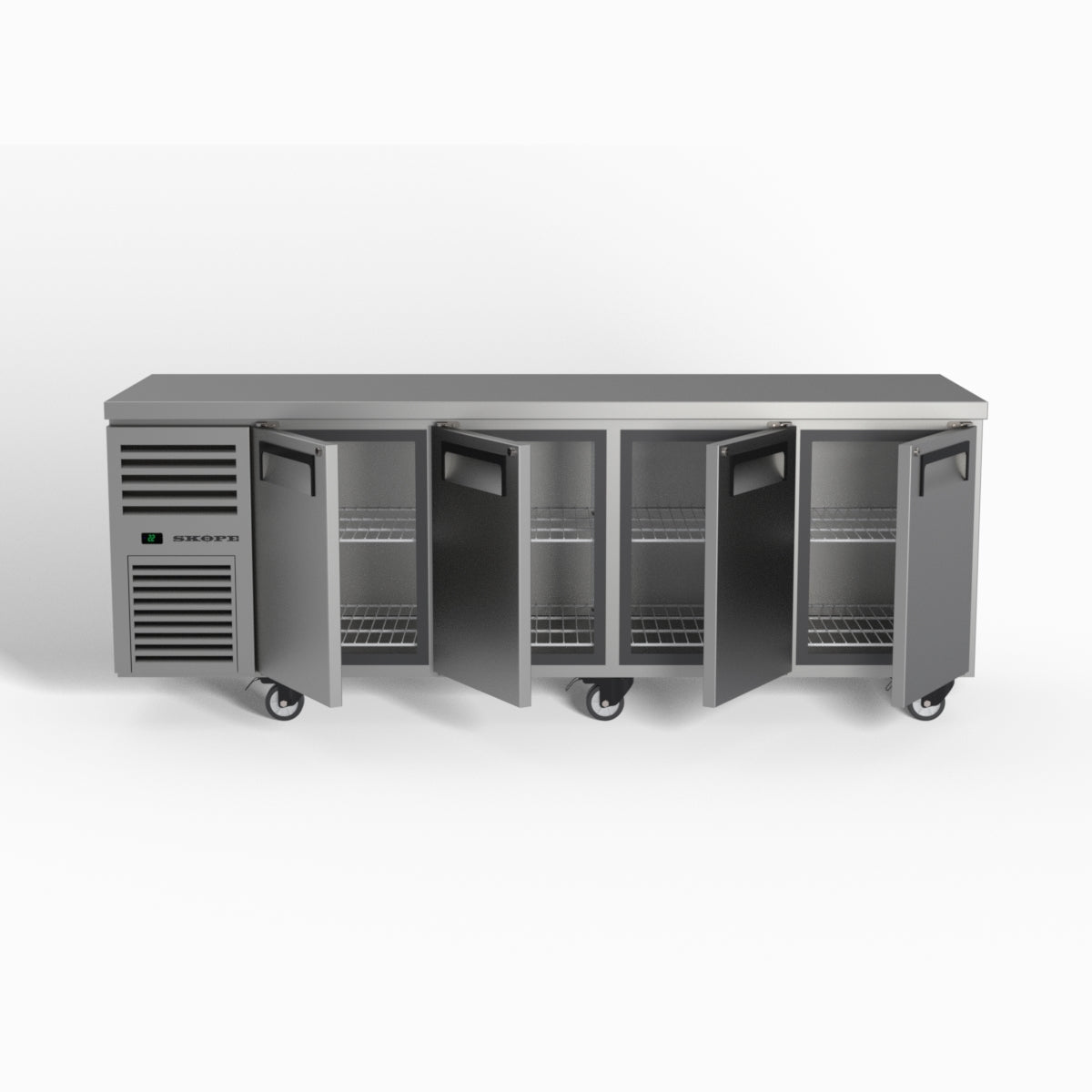 Skope ReFlex 4 Solid Door Underbench GN 1/1 Compatible Fridge 526L - RF7.UBR.4.SD
