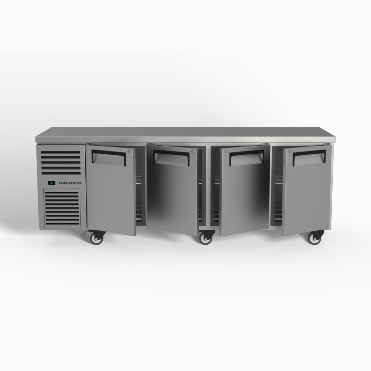Skope ReFlex 4 Solid Door Underbench GN 1/1 Compatible Fridge 526L - RF7.UBR.4.SD