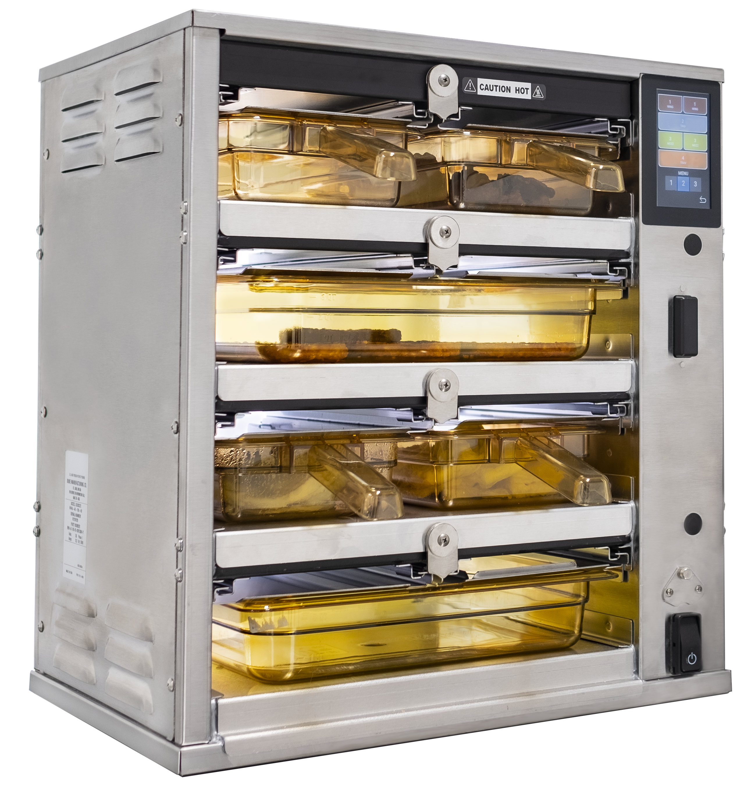 Duke Hot Hold Cabinet - 65mm deep with Flexible Lids - RFHU-24-FL042GM
