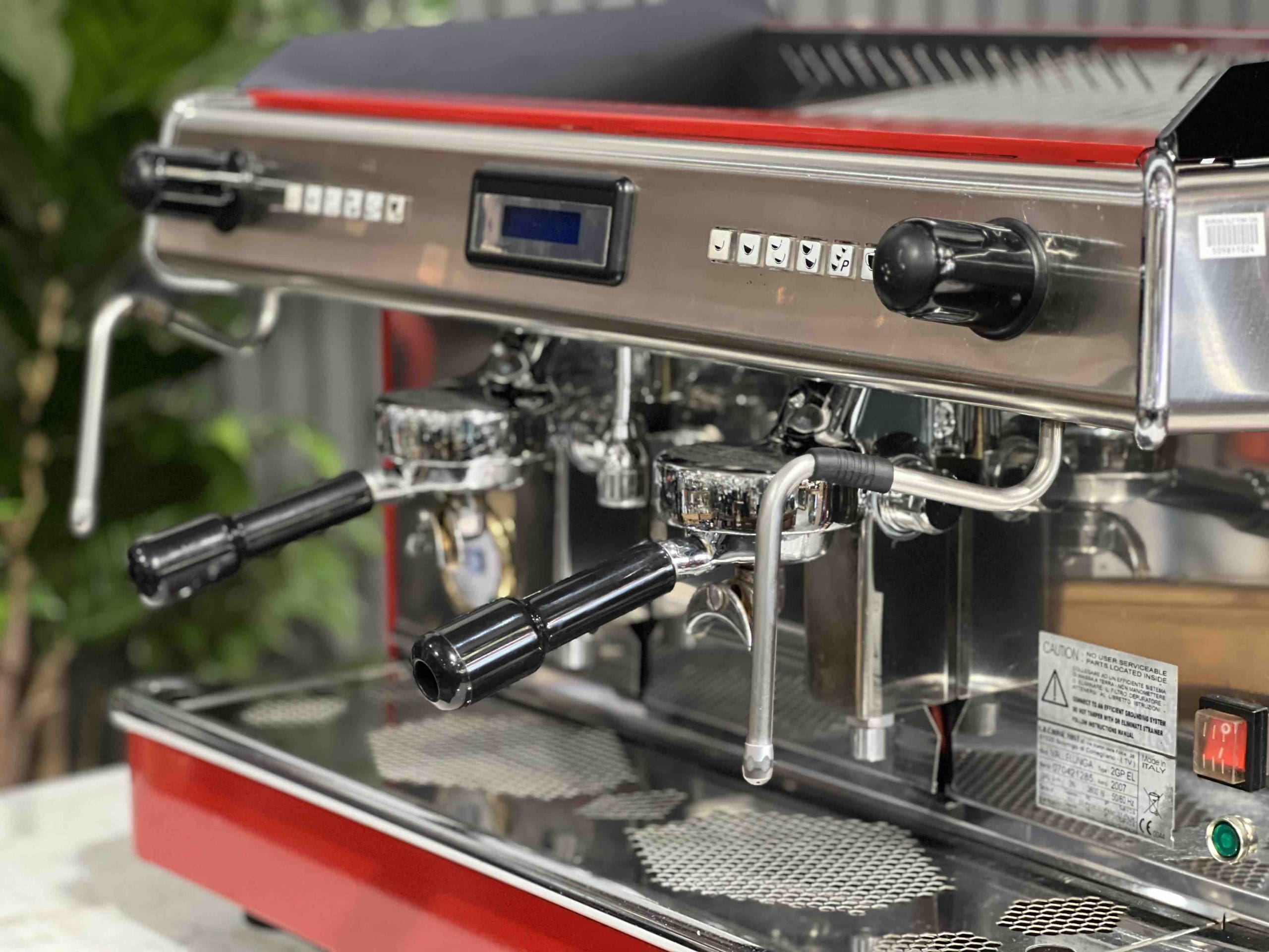 Royal Vallelunga - 2 Group Commercial Espresso Machine - Red