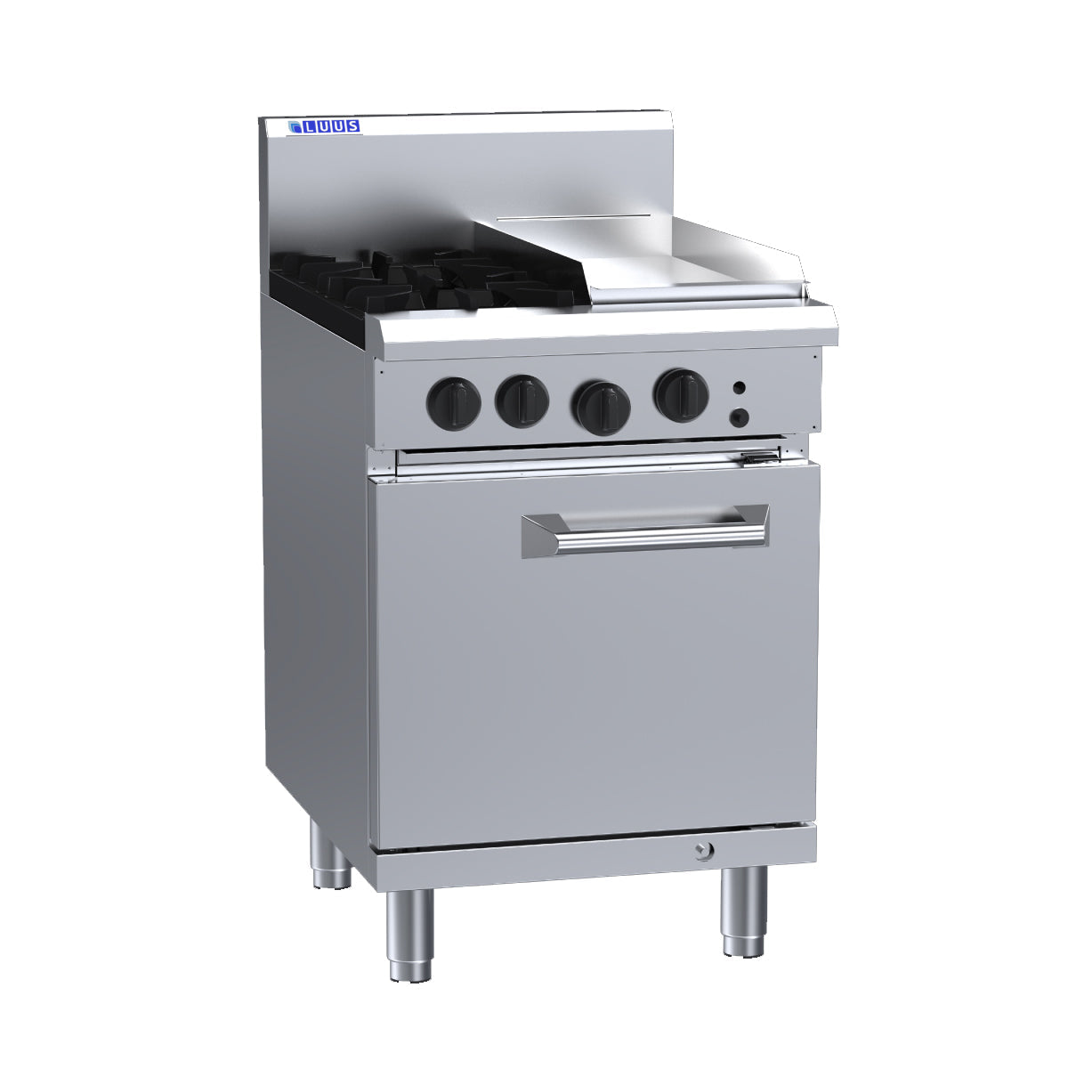 Luus 2 Burner 300mm Griddle with Oven RS-2B3P