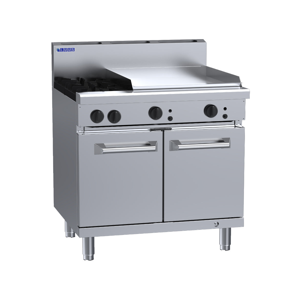 Luus 2 Burner 600mm Griddle with Oven RS-2B6P