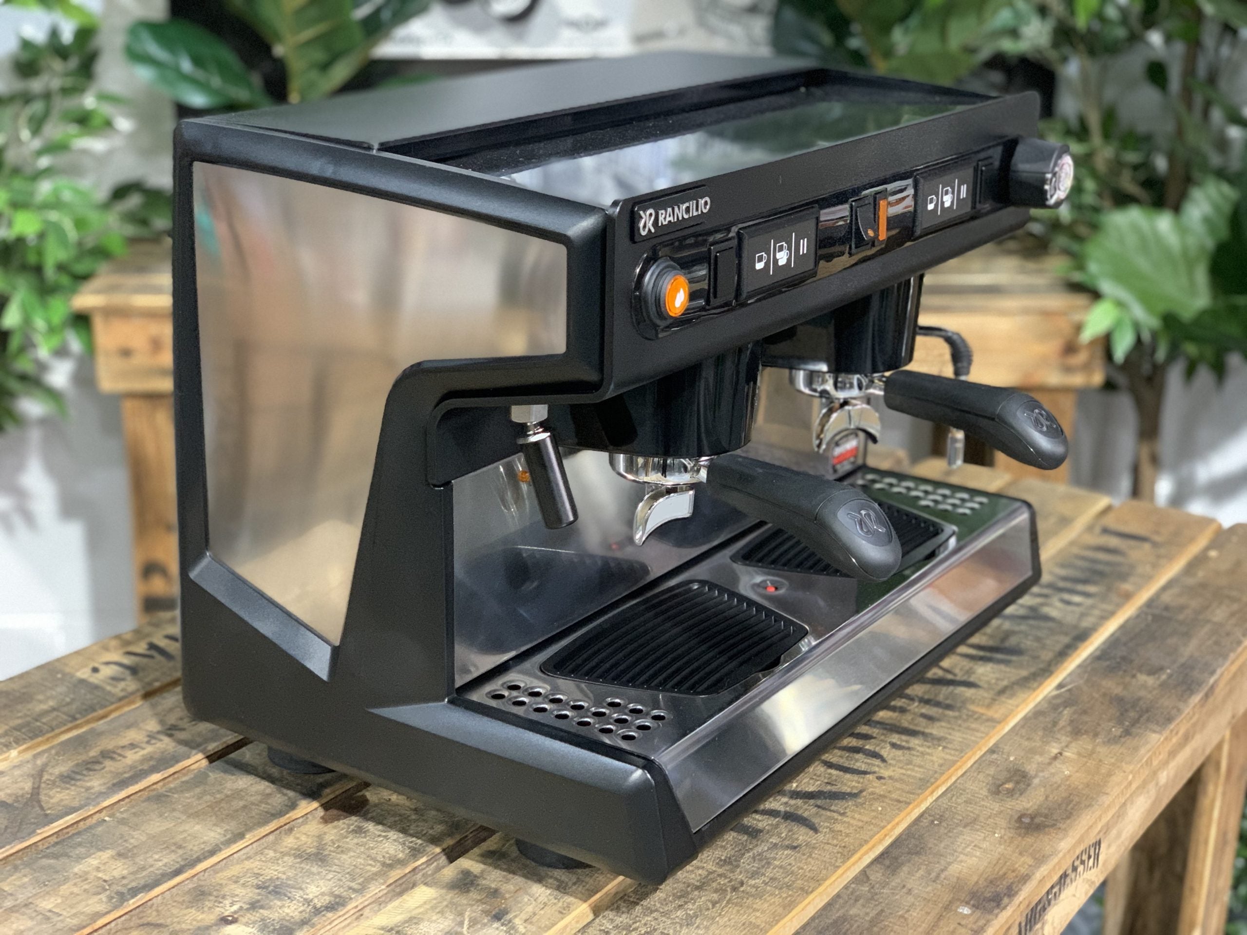 Rancilio Baby 9 - 2 Group Commercial Espresso Machine - Black