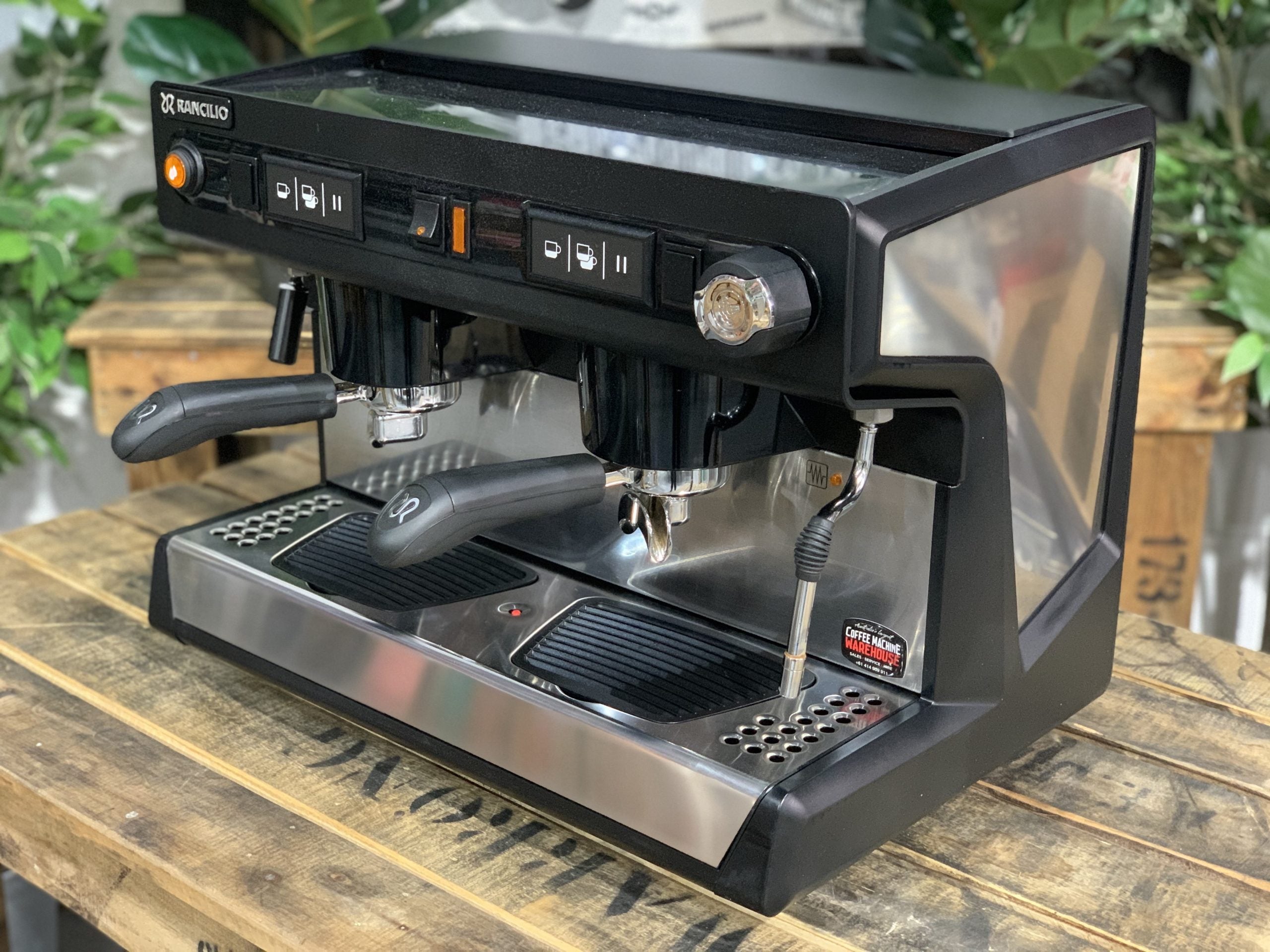 Rancilio Baby 9 - 2 Group Commercial Espresso Machine - Black