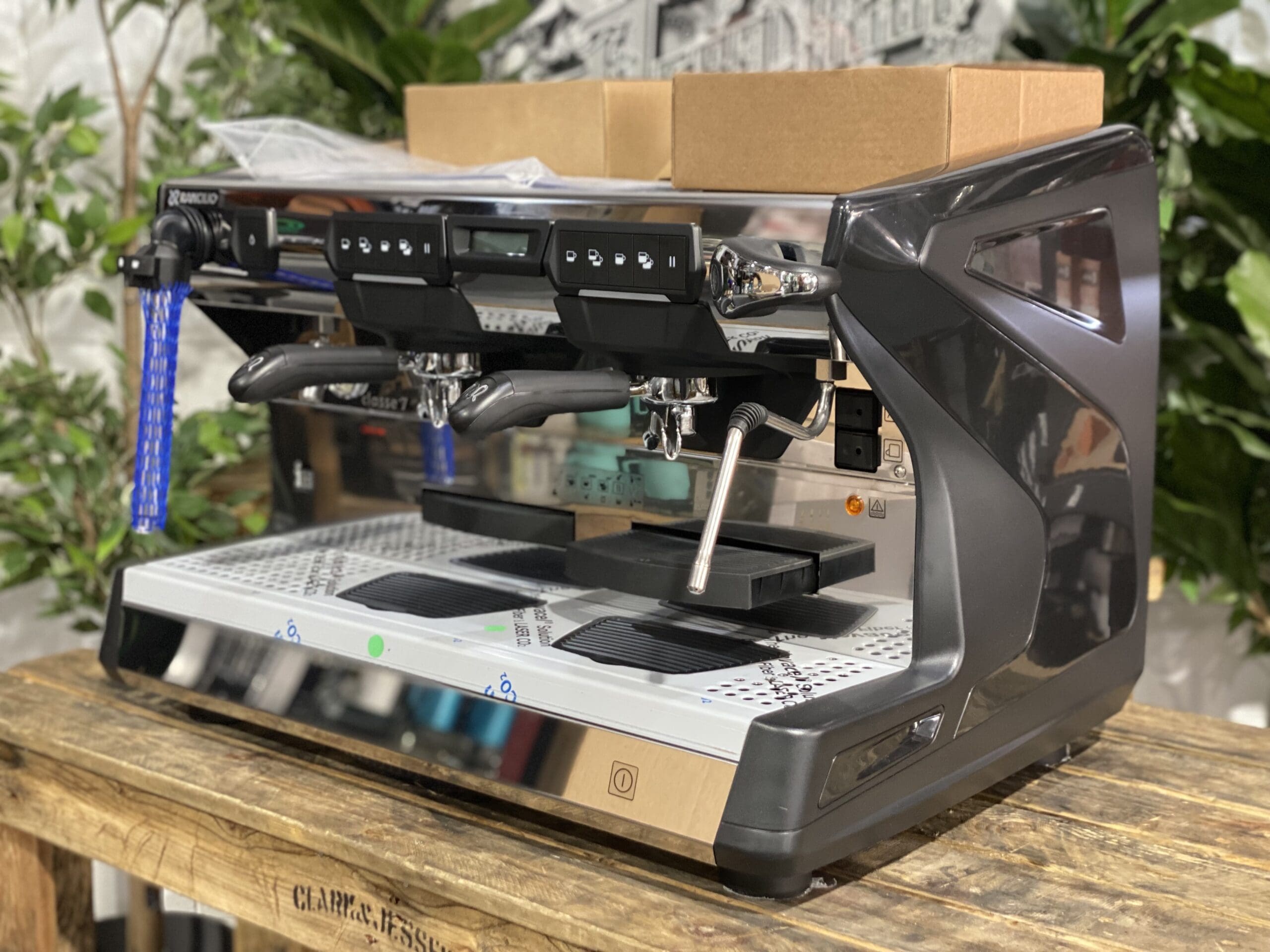 Rancilio Classe 7 iSteam - 2 Group Commercial Espresso Machine - Black