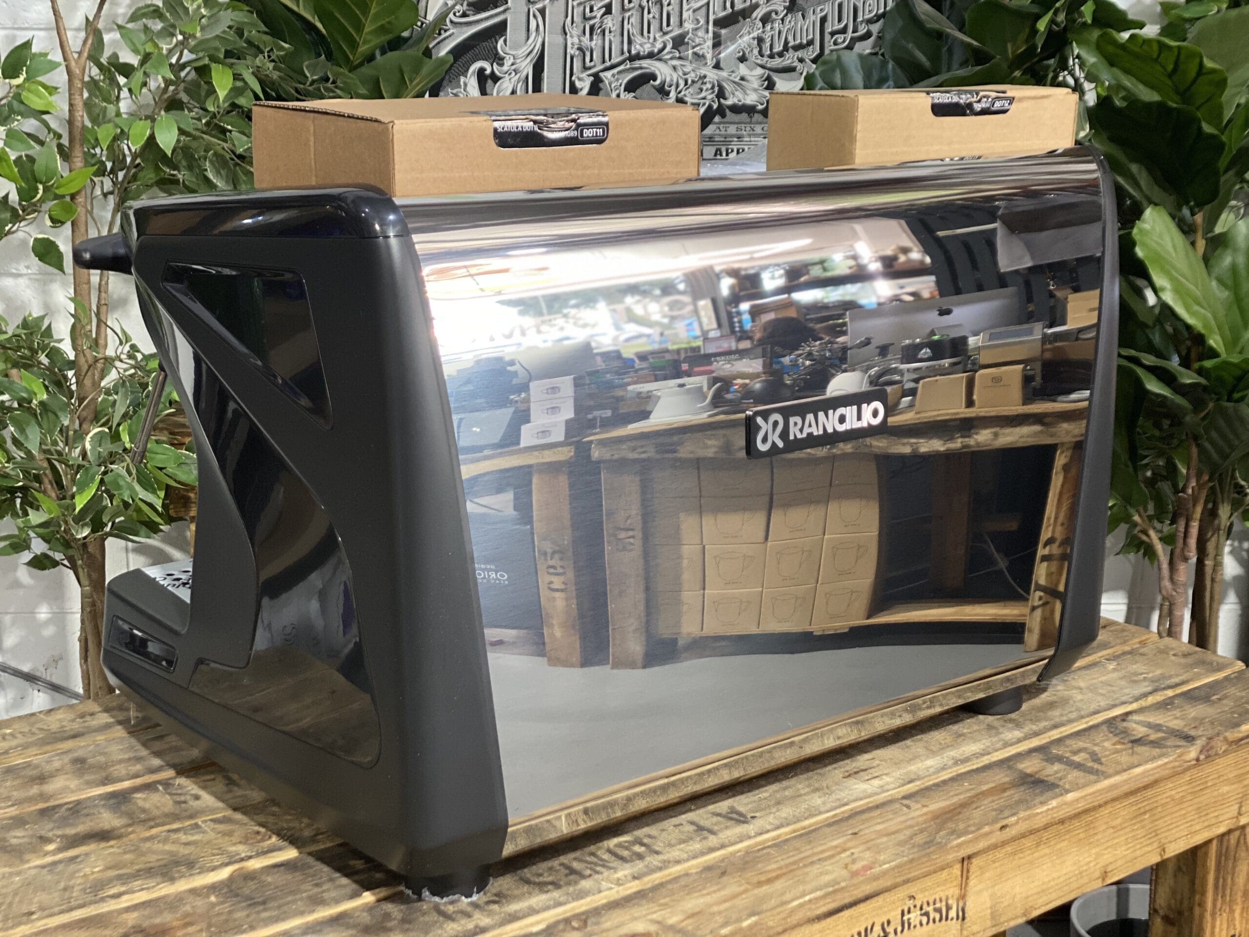 Rancilio Classe 7 iSteam - 2 Group Commercial Espresso Machine - Black
