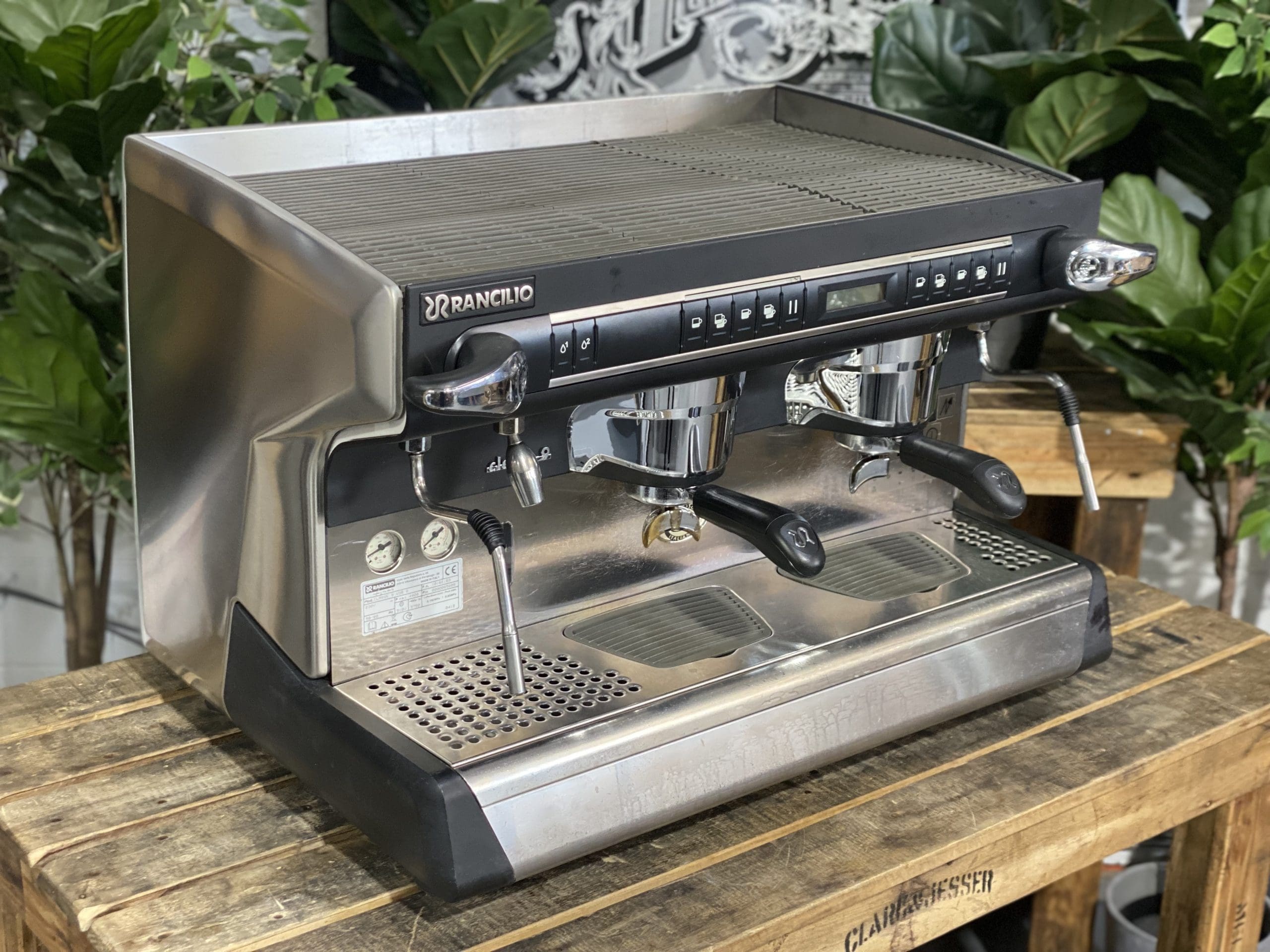 Rancilio Classe 9 - 2 Group Commercial Espresso Machine - Black