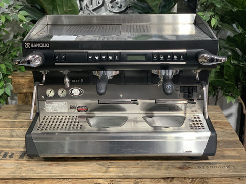 Rancilio Classe 9 USB High Cup - 2 Group Commercial Espresso Machine - Stainless Steel