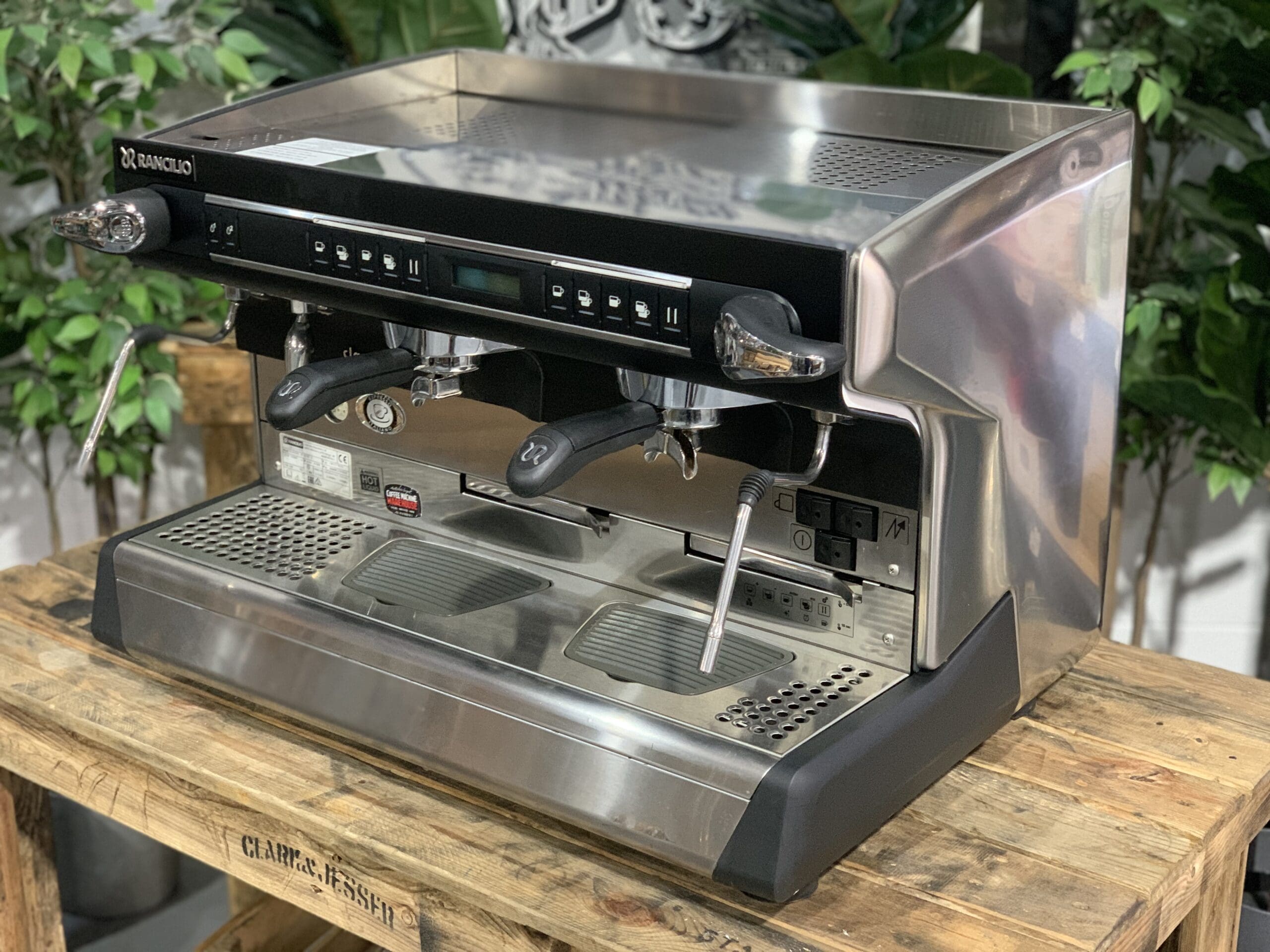 Rancilio Classe 9 USB High Cup - 2 Group Commercial Espresso Machine - Stainless Steel