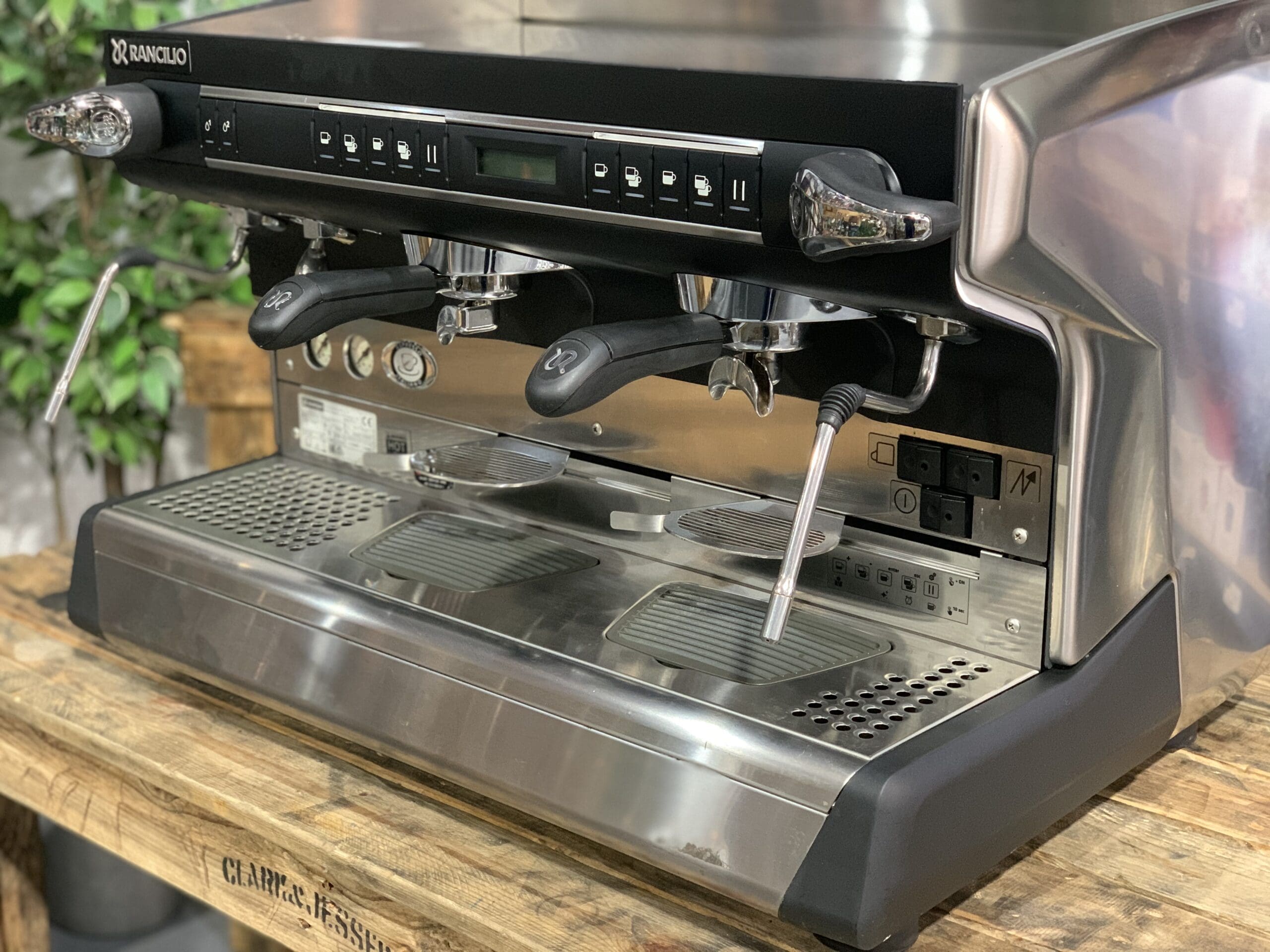 Rancilio Classe 9 USB High Cup - 2 Group Commercial Espresso Machine - Stainless Steel