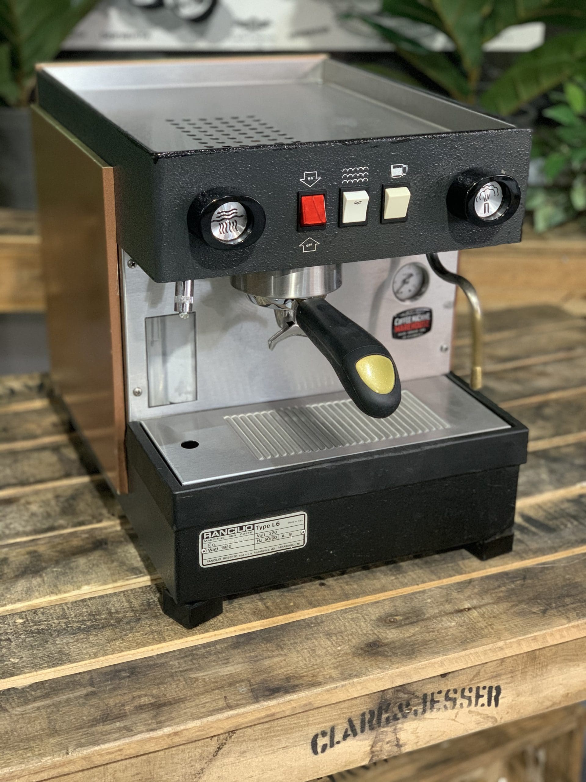 Rancilio Type L6 - 1 Group Commercial Espresso Machine