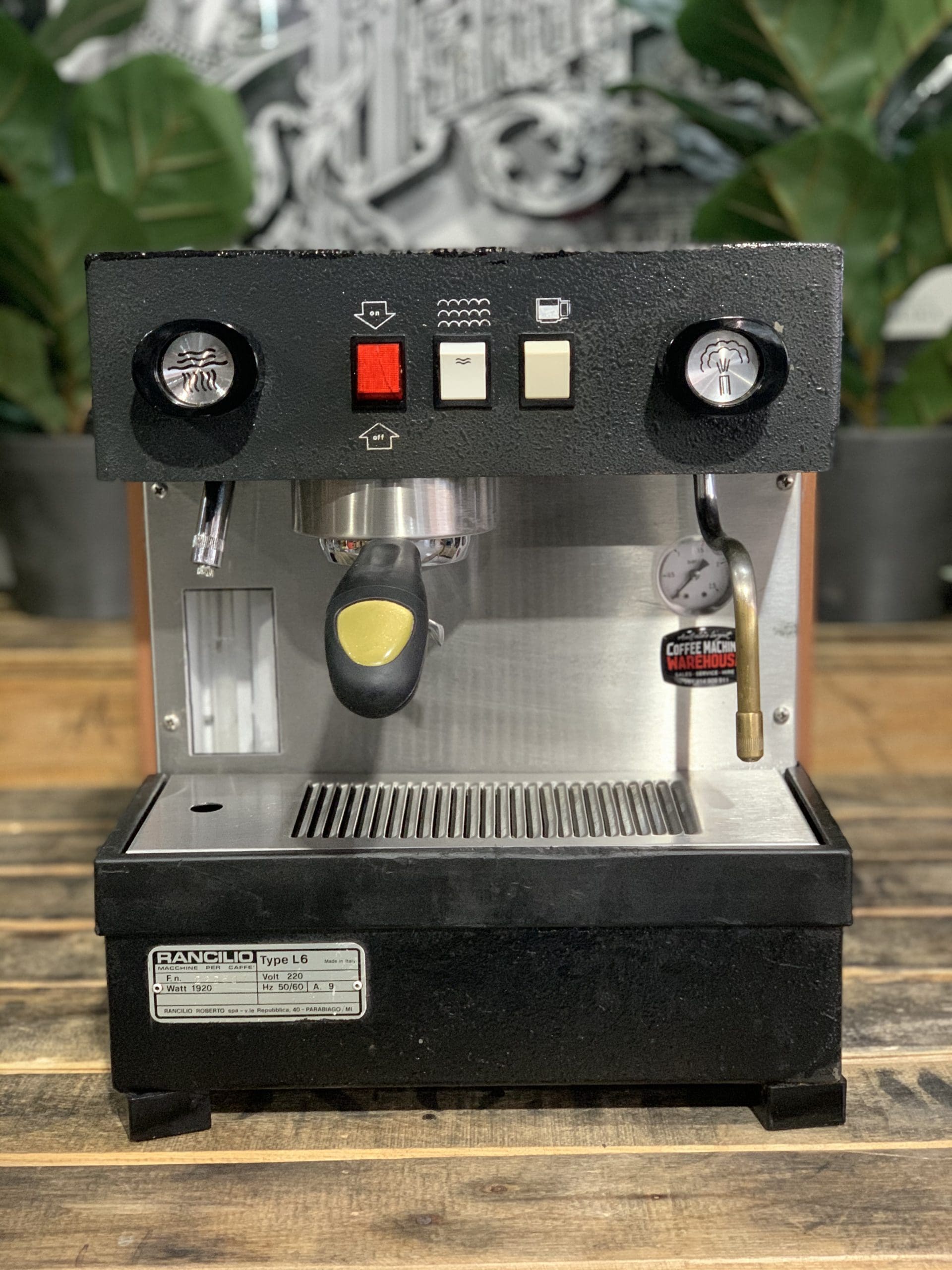 Rancilio Type L6 - 1 Group Commercial Espresso Machine