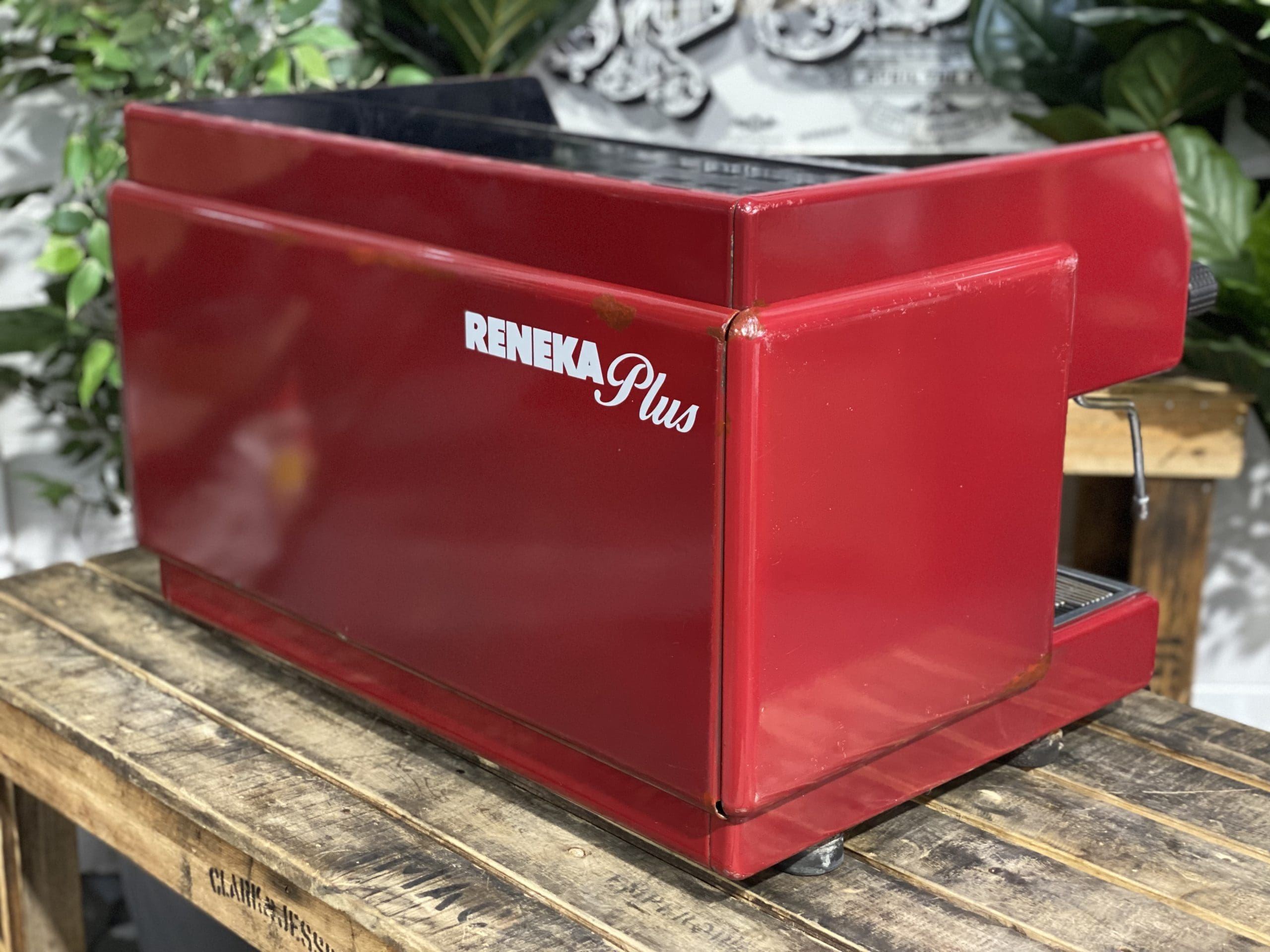 Reneka Plus Low Cup - 2 Group Commercial Espresso Machine - Red