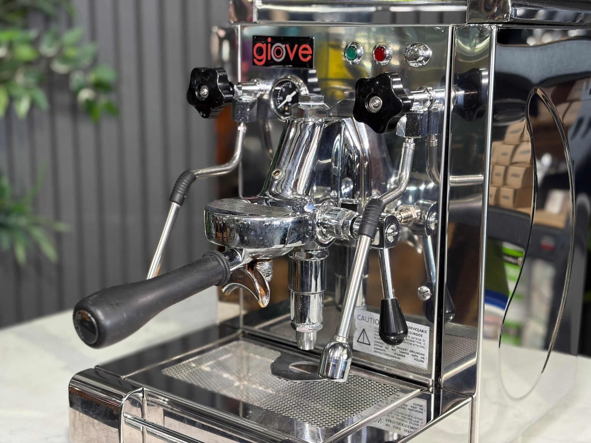 Royal First Giove - 1 Group Commercial Espresso Machine - Stainless