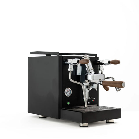 Quick Mill Rubino Black - 1 Group Commercial Espresso Machine - Timber
