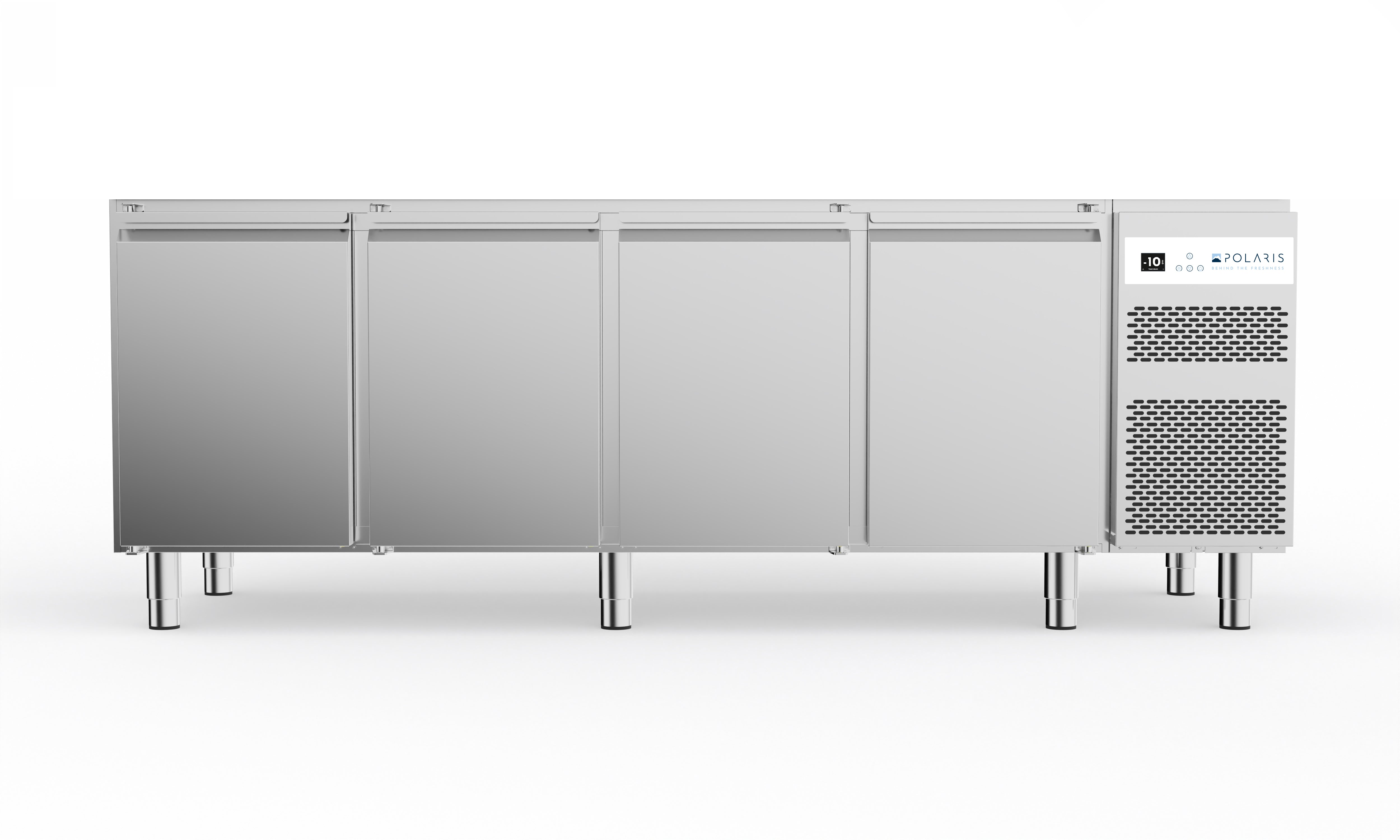 POLARIS 372L 4 Door Underbench Freezer Without Top S25-04 BT H710 S