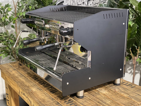 SAB Jolly Prestige Black - 2 Group Commercial Espresso Machine - Stainless Steel