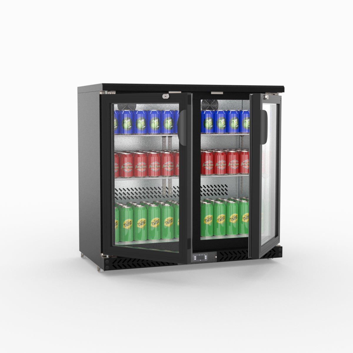 Thermaster Two Door Drink Cooler SC248G
