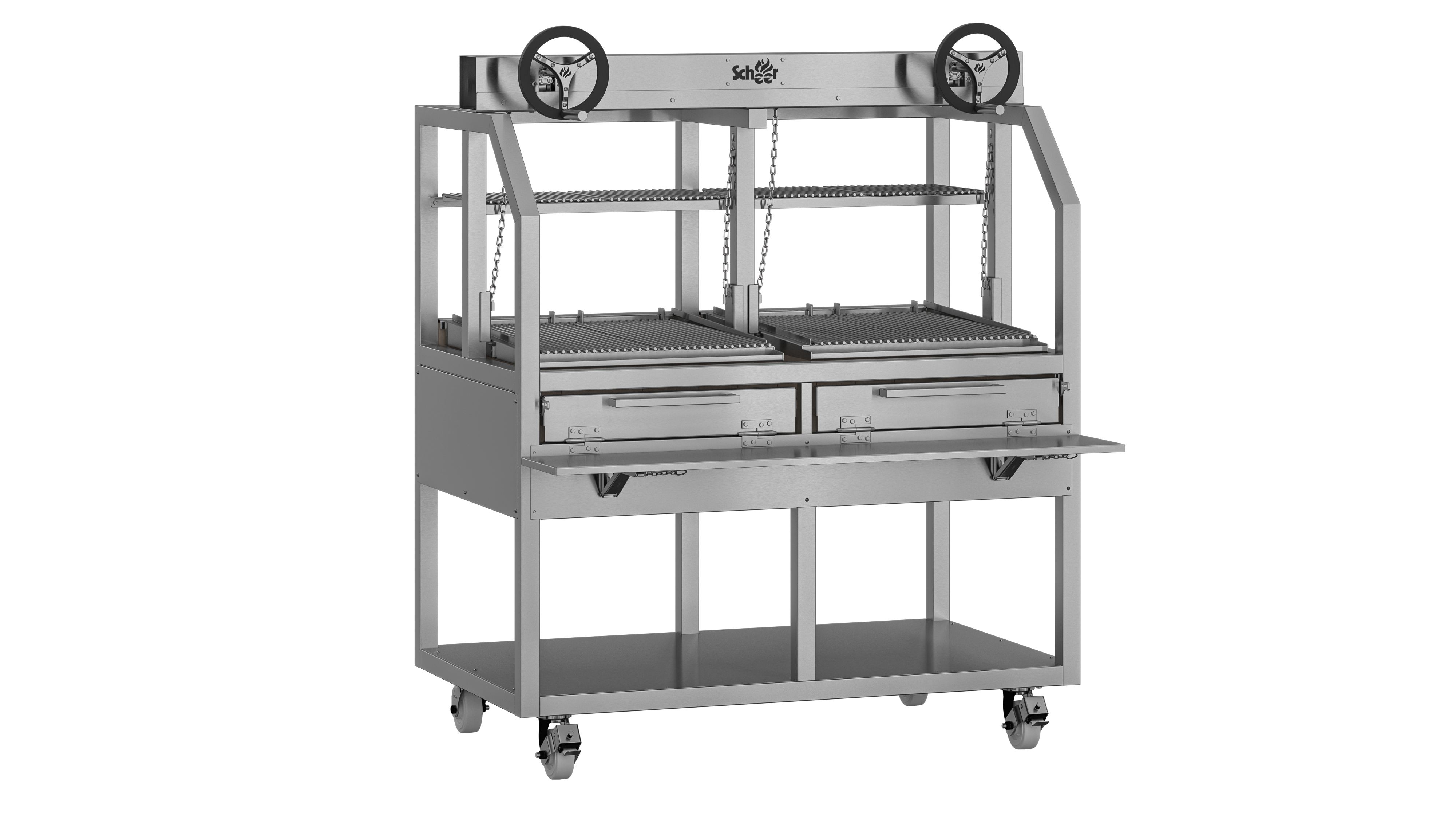 Scheer Parrilla 675 Charcoal & Wood Grill - 1200mm - P675-1200