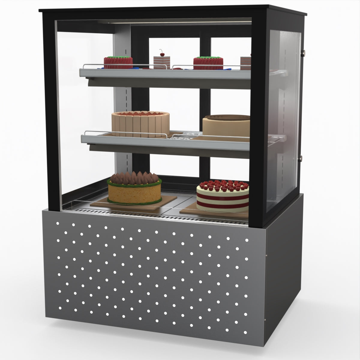 Bonvue Chilled Cake Showcase Food Display SG090FA-2XB