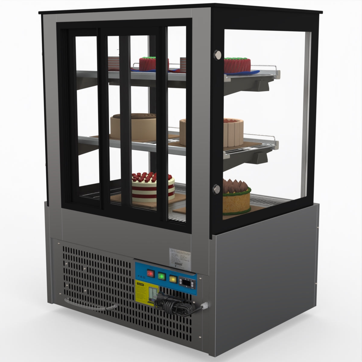 Bonvue Chilled Cake Showcase Food Display SG090FA-2XB
