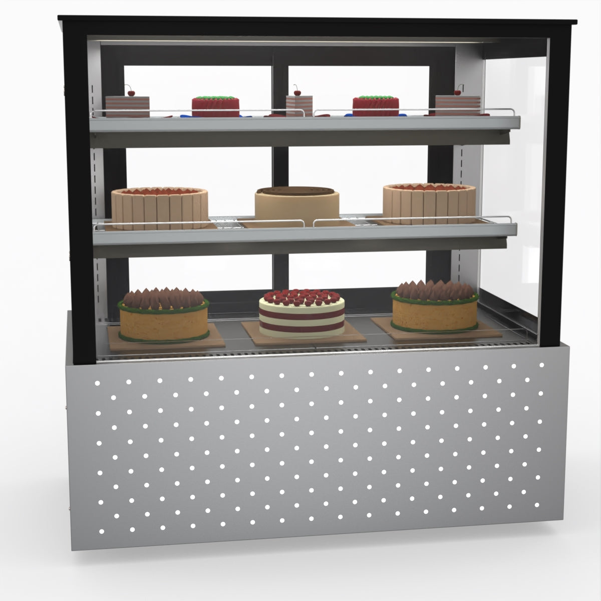 Bonvue Chilled Cake Showcase Food Display SG120FA-2XB