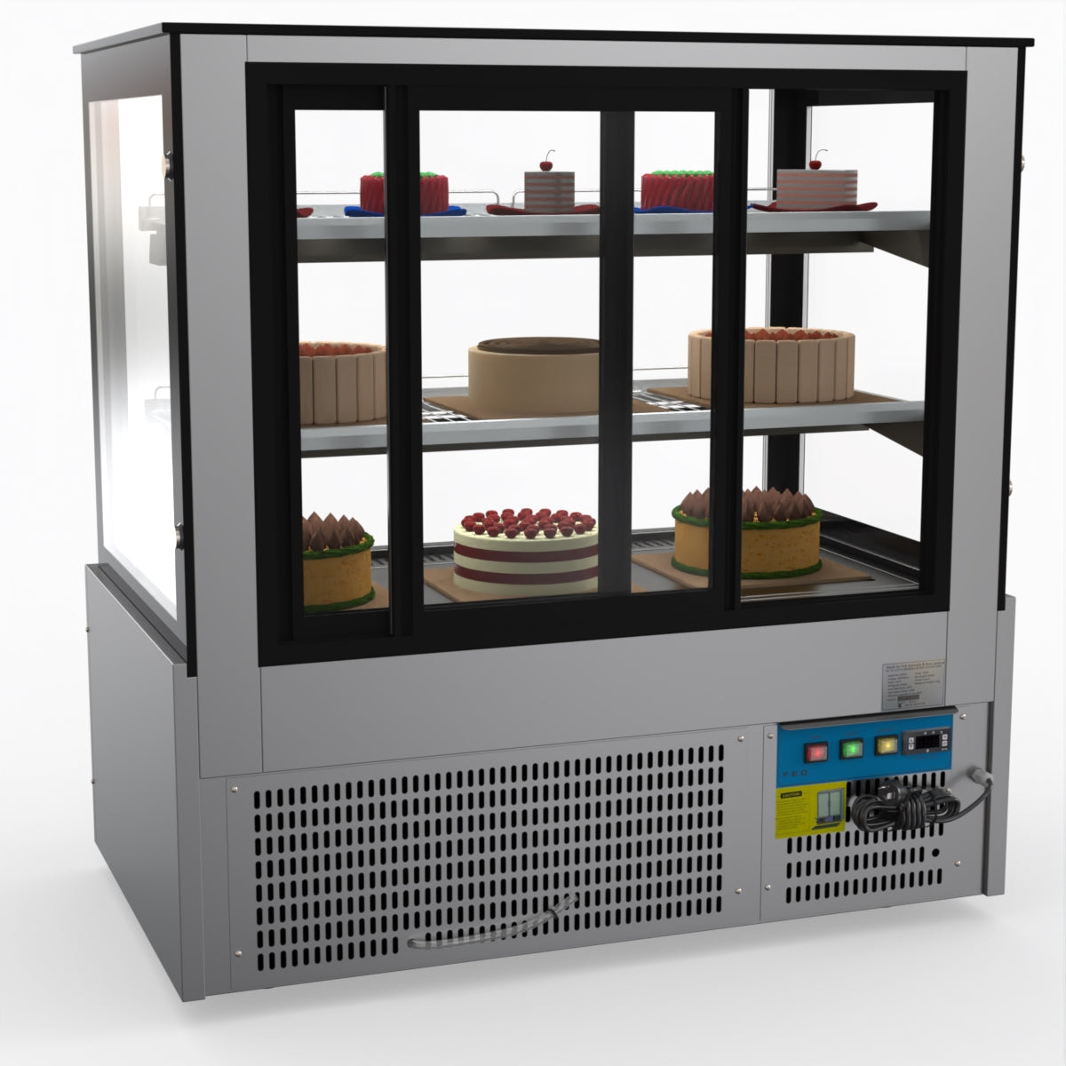 Bonvue Chilled Cake Showcase Food Display SG120FA-2XB