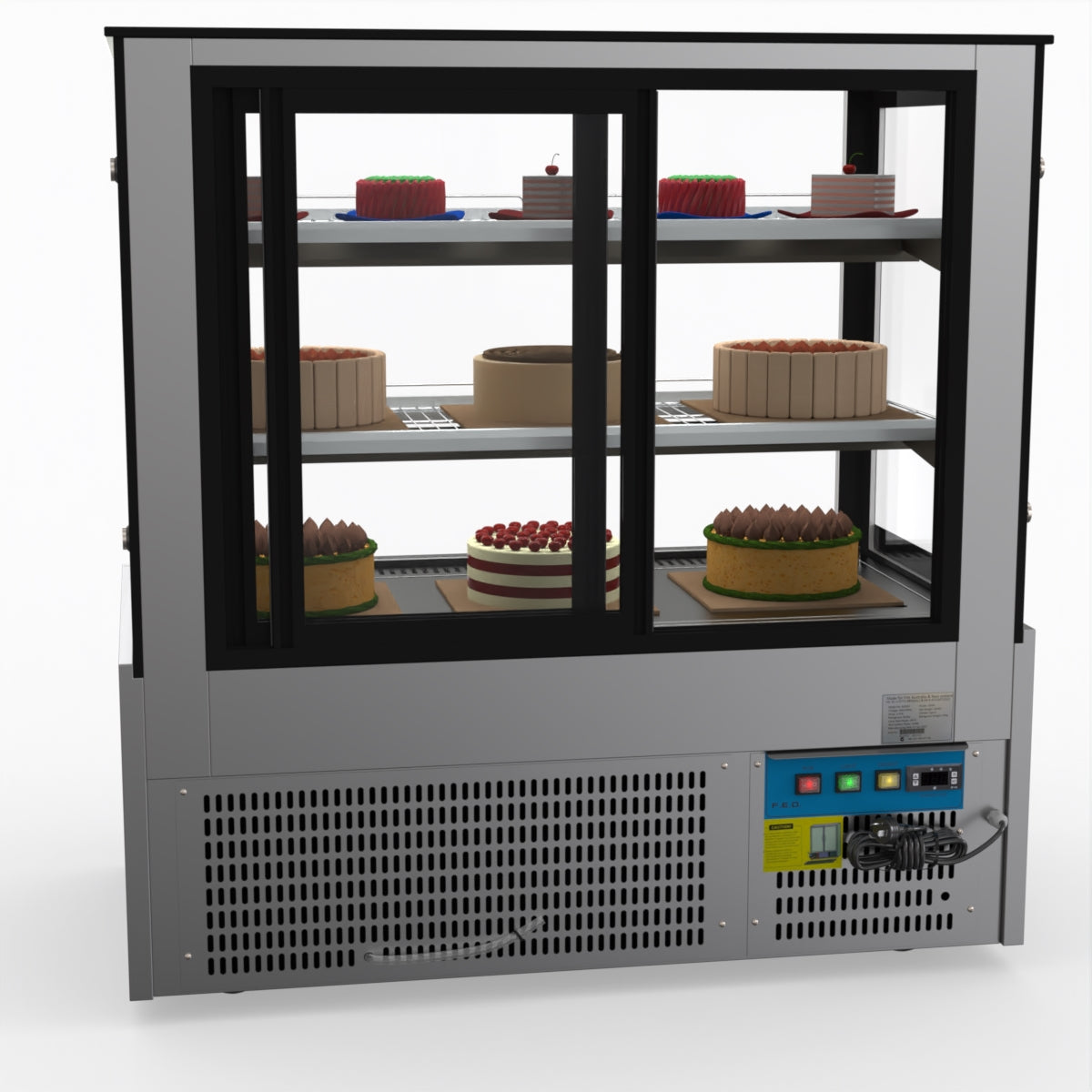 Bonvue Chilled Cake Showcase Food Display SG120FA-2XB