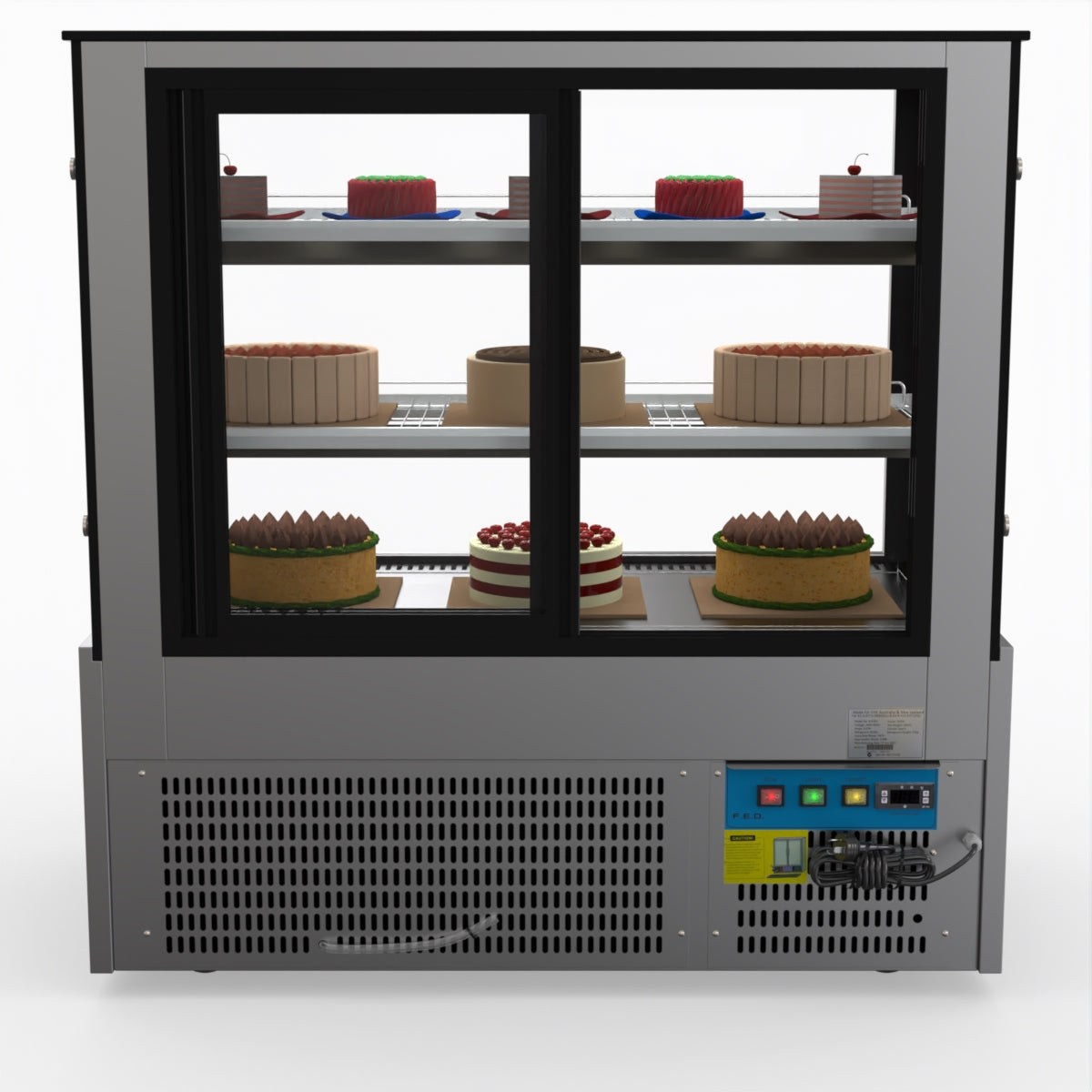 Bonvue Chilled Cake Showcase Food Display SG120FA-2XB