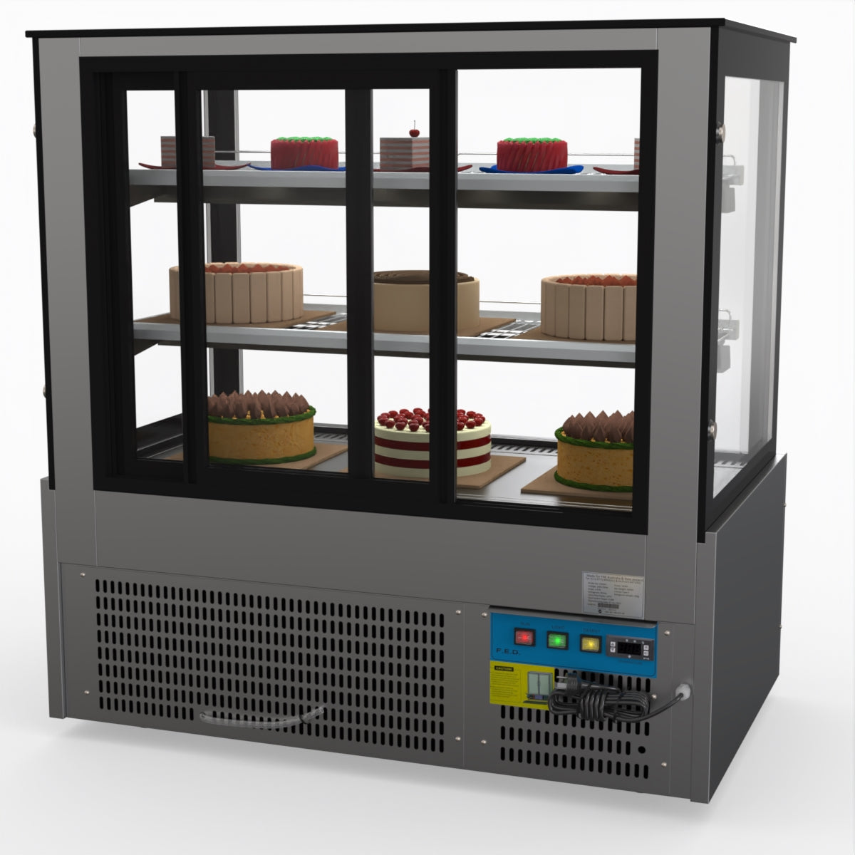 Bonvue Chilled Cake Showcase Food Display SG120FA-2XB