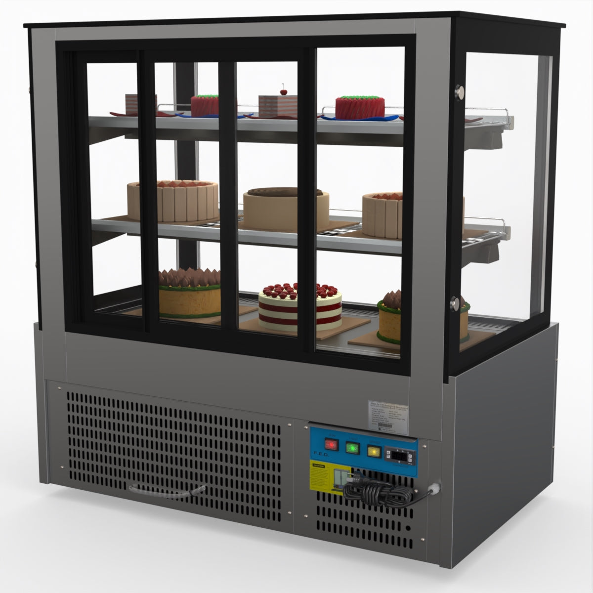 Bonvue Chilled Cake Showcase Food Display SG120FA-2XB