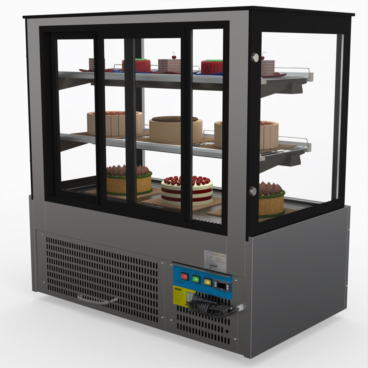 Bonvue Chilled Cake Showcase Food Display SG120FA-2XB