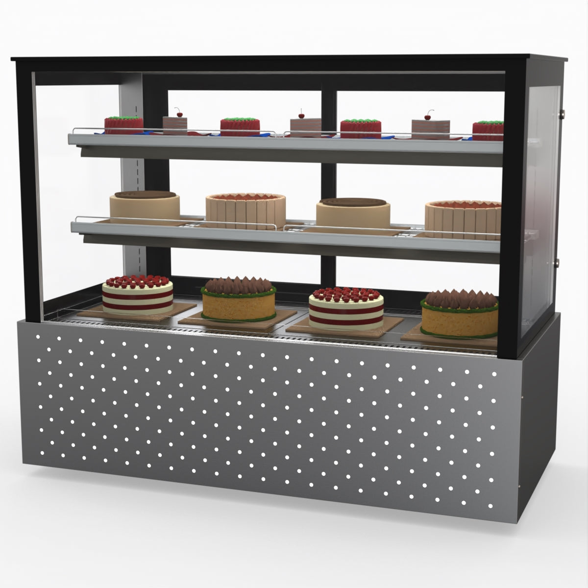 Bonvue Chilled Cake Showcase Food Display SG150FA-2XB