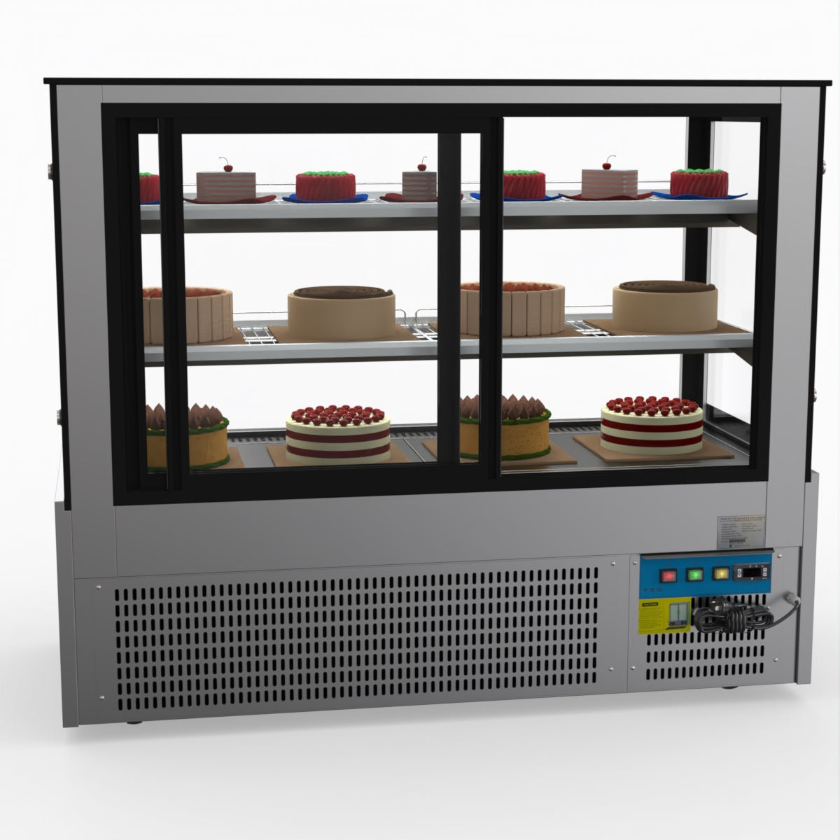 Bonvue Chilled Cake Showcase Food Display SG150FA-2XB