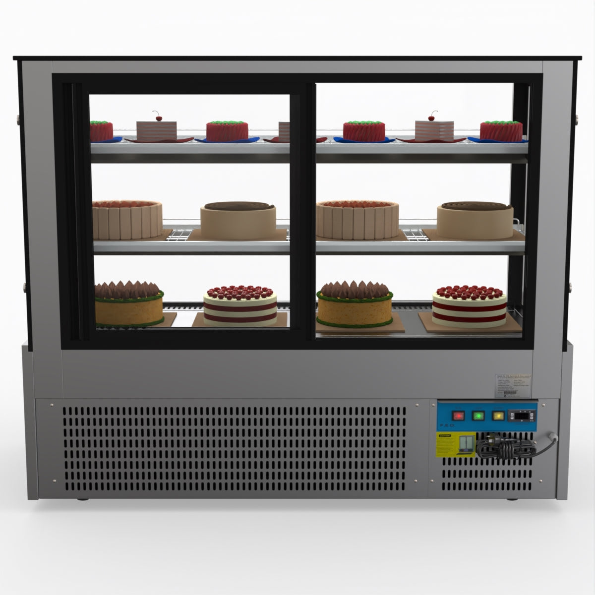 Bonvue Chilled Cake Showcase Food Display SG150FA-2XB