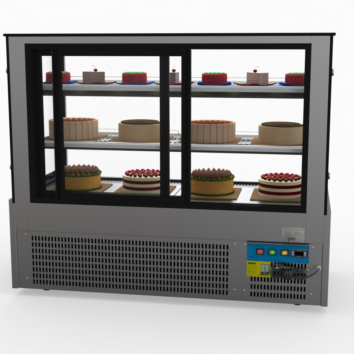 Bonvue Chilled Cake Showcase Food Display SG150FA-2XB